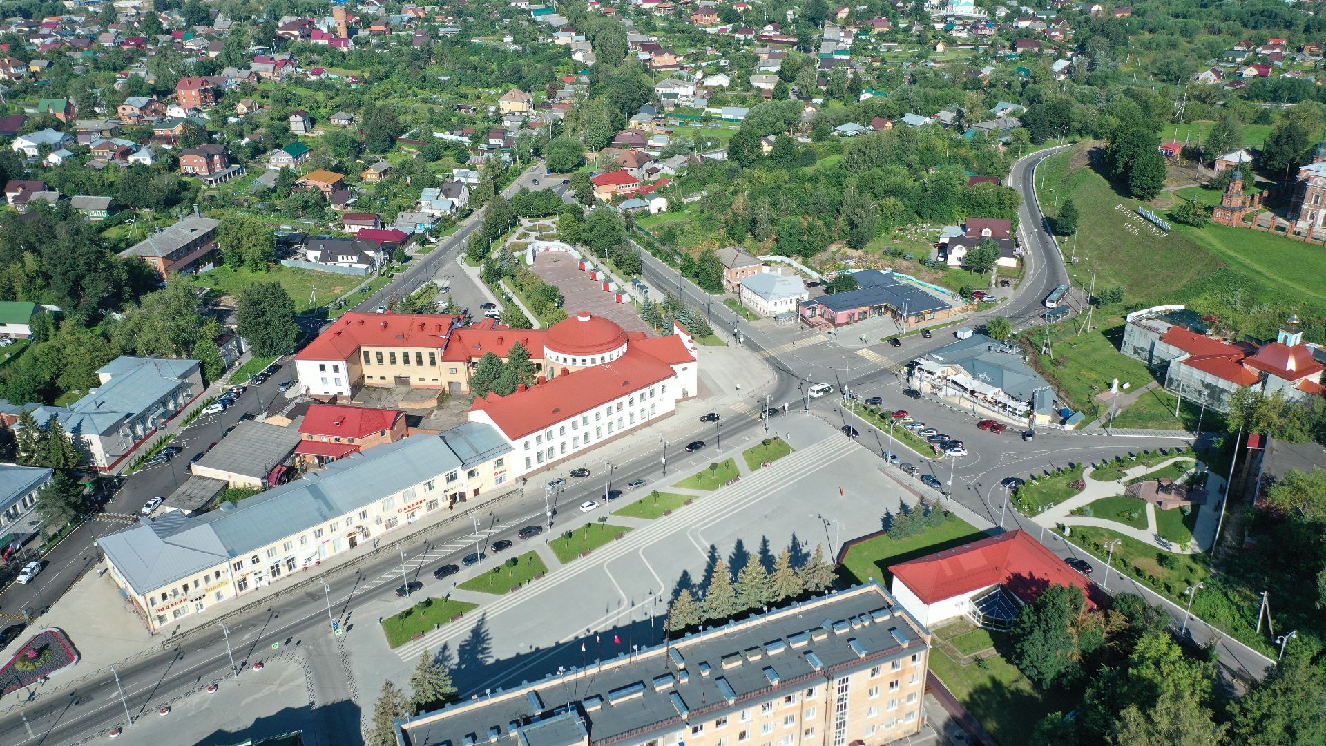 волоколамск, туризм,видео с коптера,