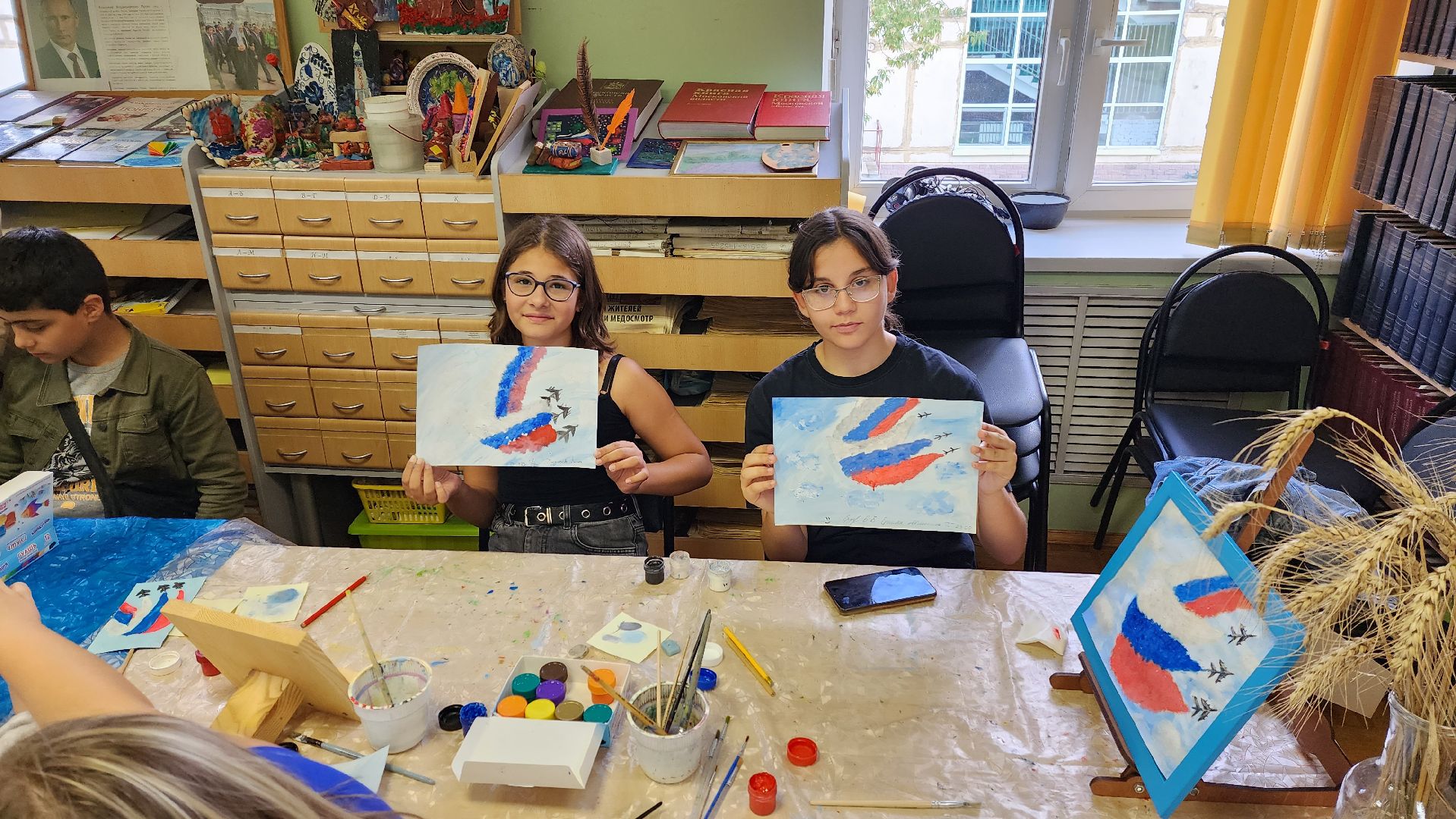 мастер-класс, рисование, триколор, Котельники