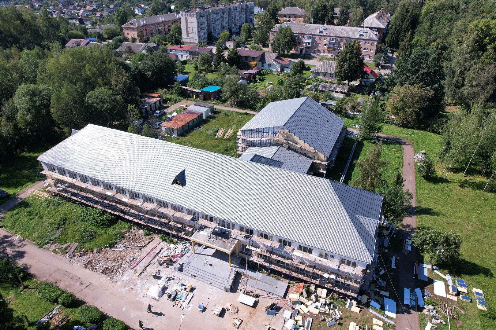 школа, истра,видео с коптера,