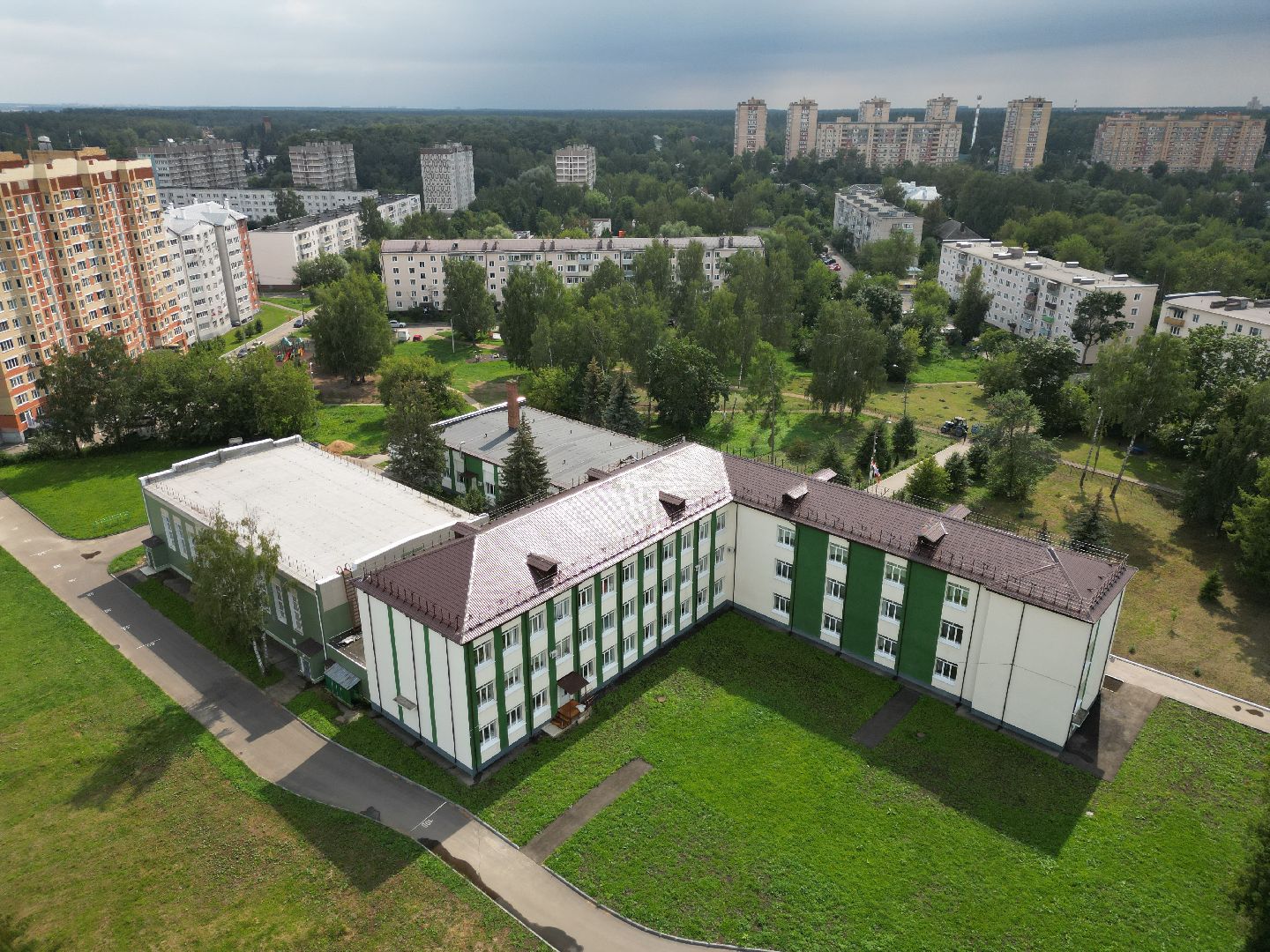 школа, образование,видео с коптера,