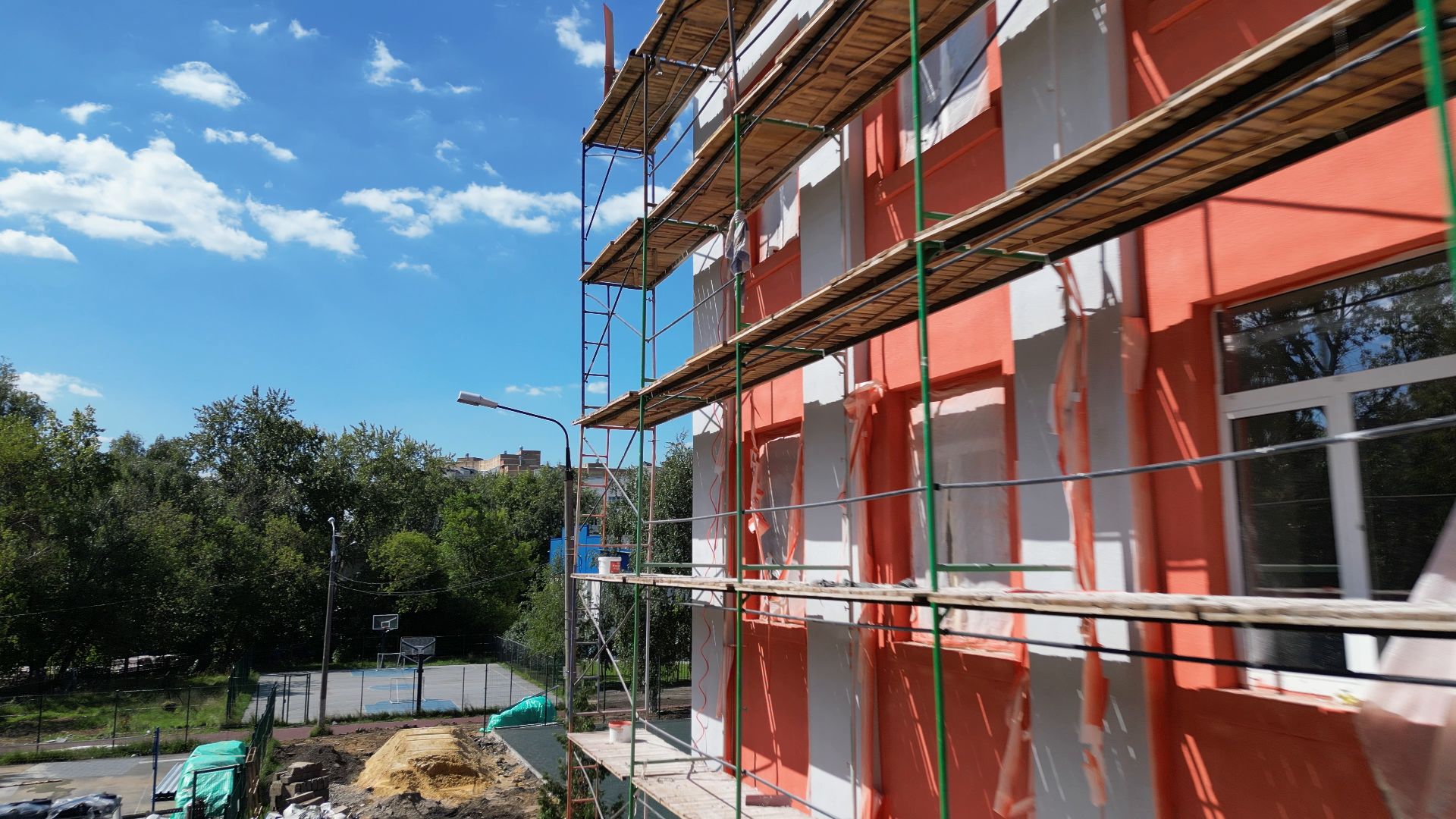 школа, образование,видео с коптера,