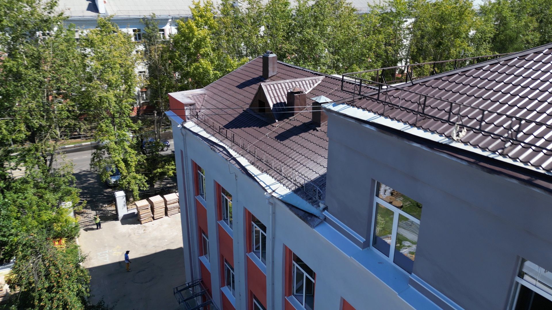 школа, образование,видео с коптера,