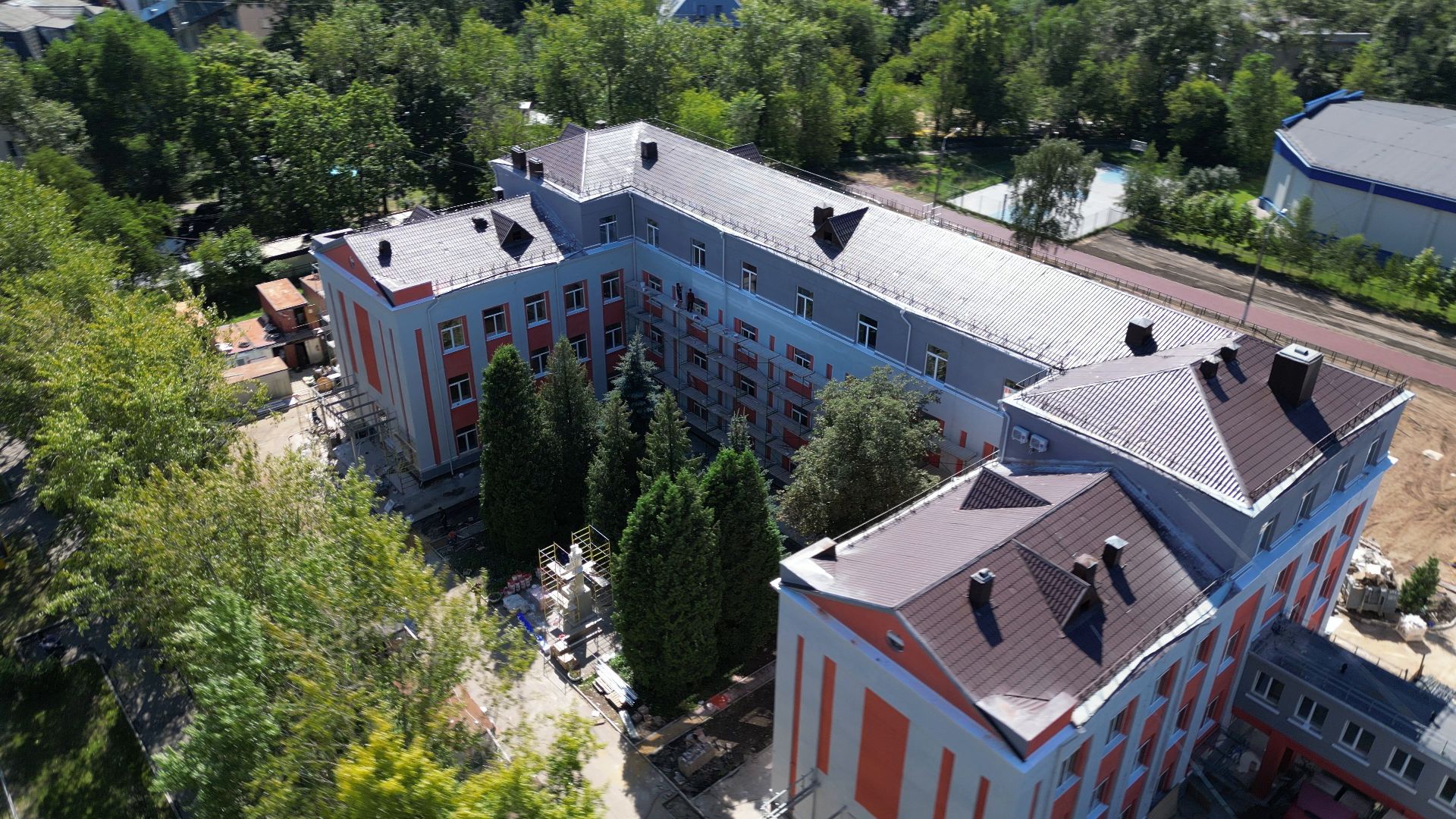 школа, образование,видео с коптера,