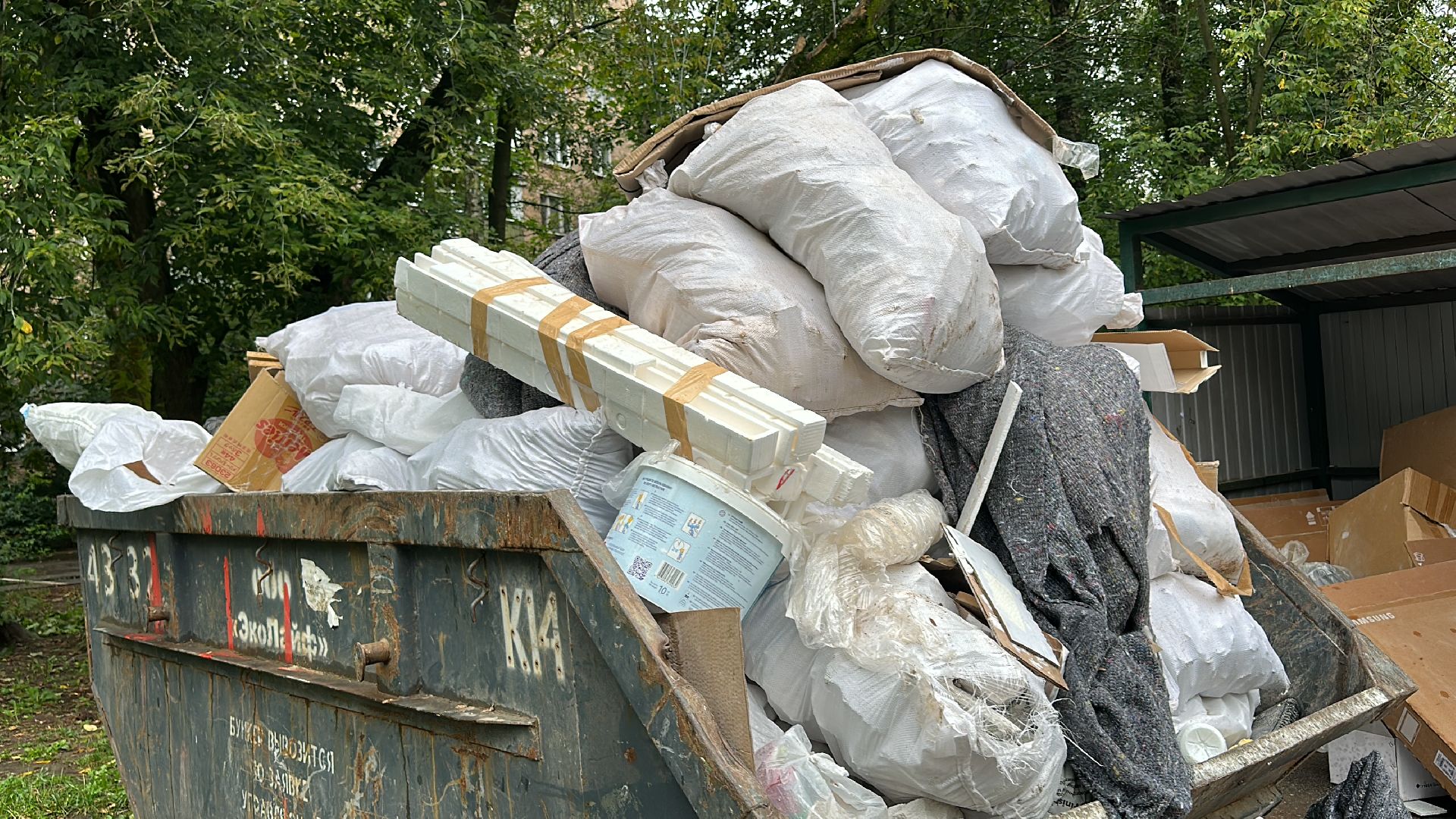 Одинцово, Мусор, ЖКХ, Нарушение, серые возчики