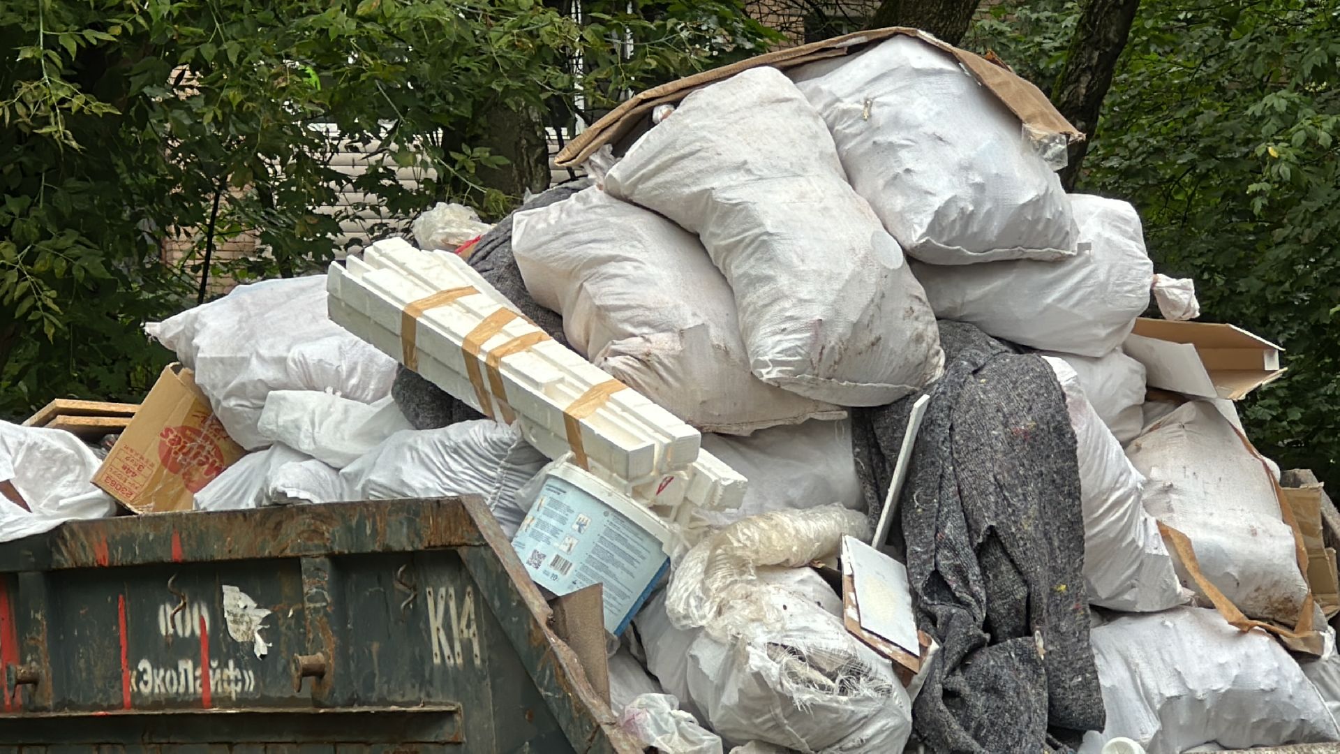 Одинцово, Мусор, ЖКХ, Нарушение, серые возчики