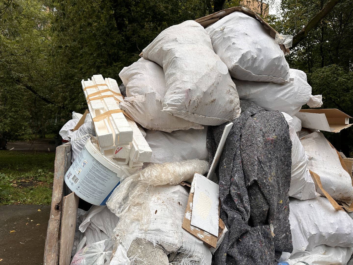 Одинцово, Мусор, ЖКХ, Нарушение, серые возчики