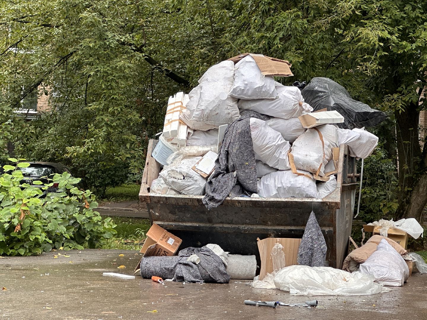 Одинцово, Мусор, ЖКХ, Нарушение, серые возчики