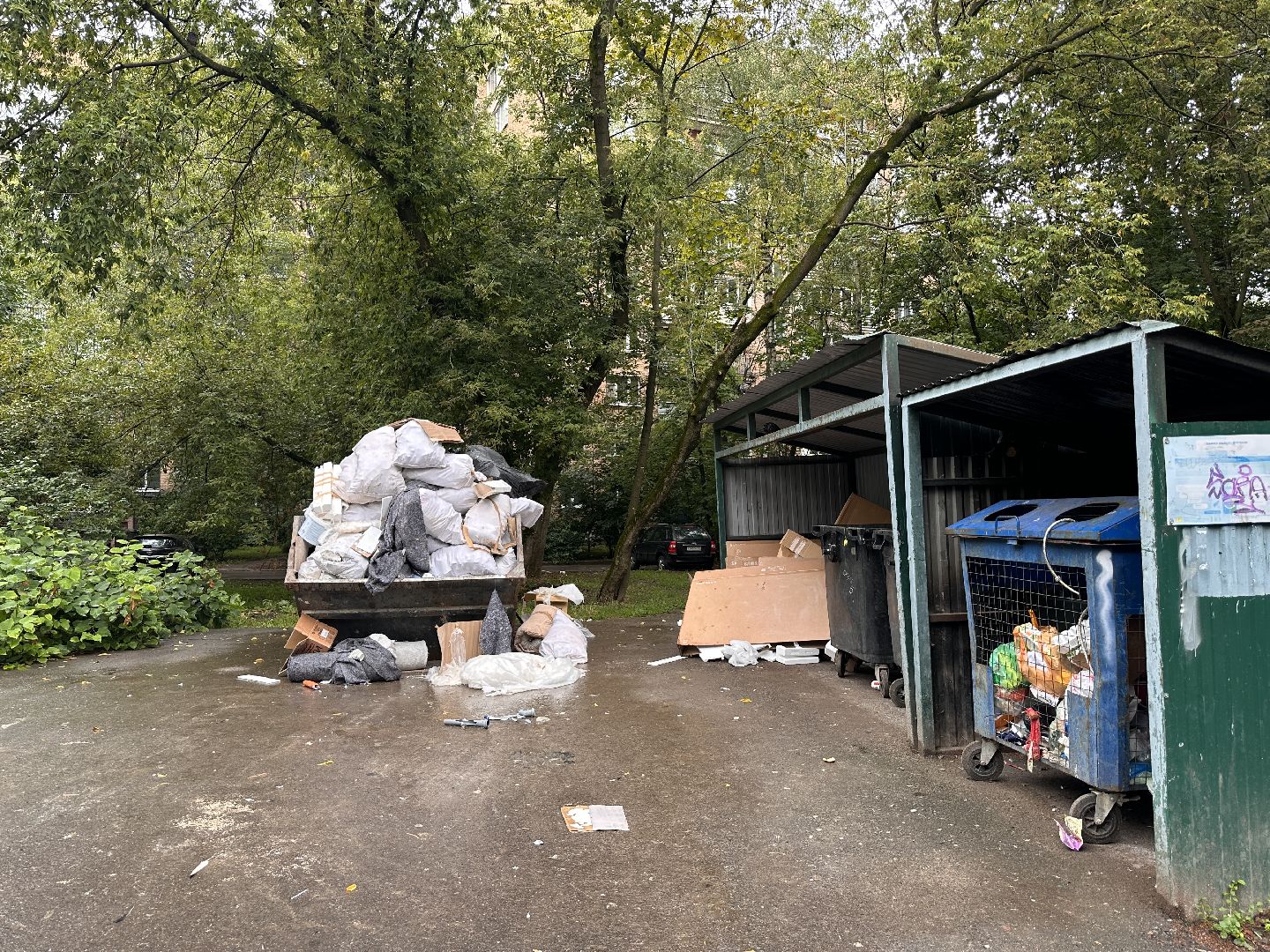 Одинцово, Мусор, ЖКХ, Нарушение, серые возчики