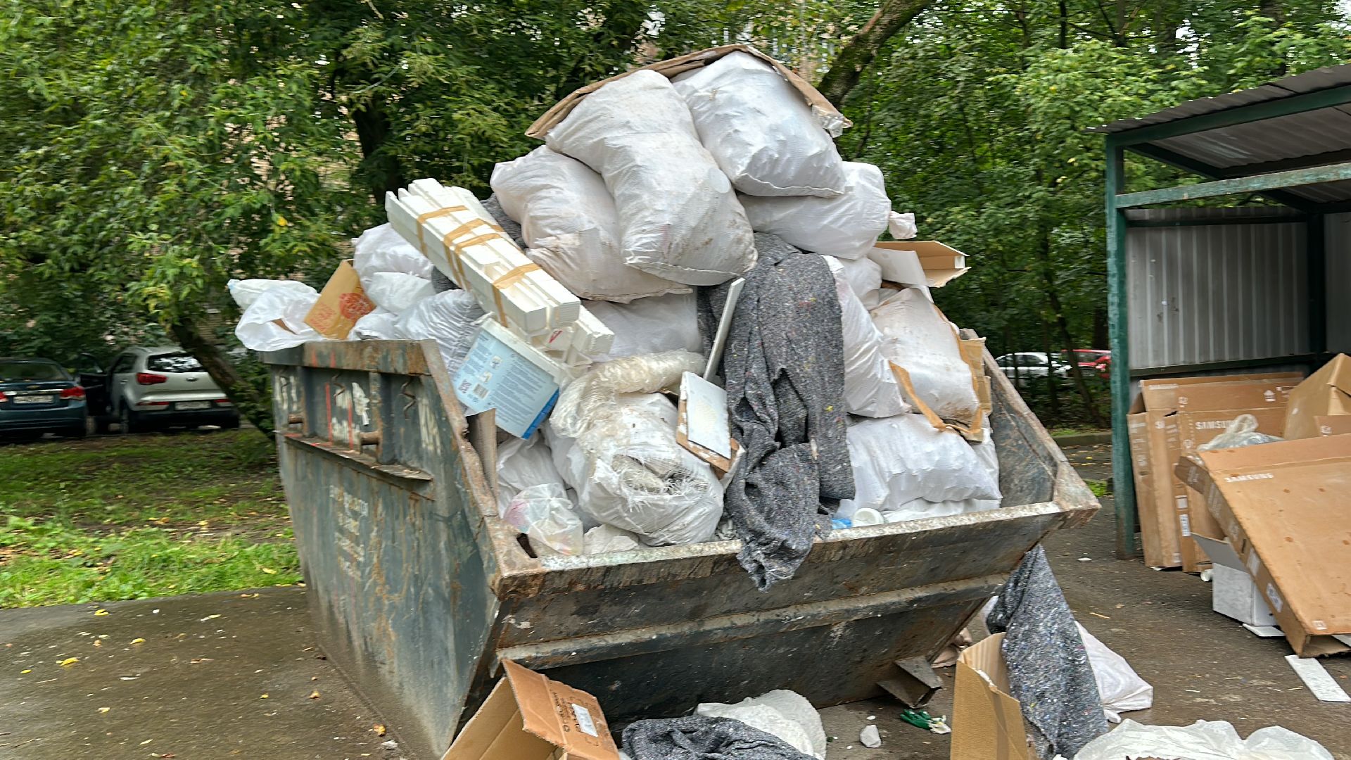 Одинцово, Мусор, ЖКХ, Нарушение, серые возчики