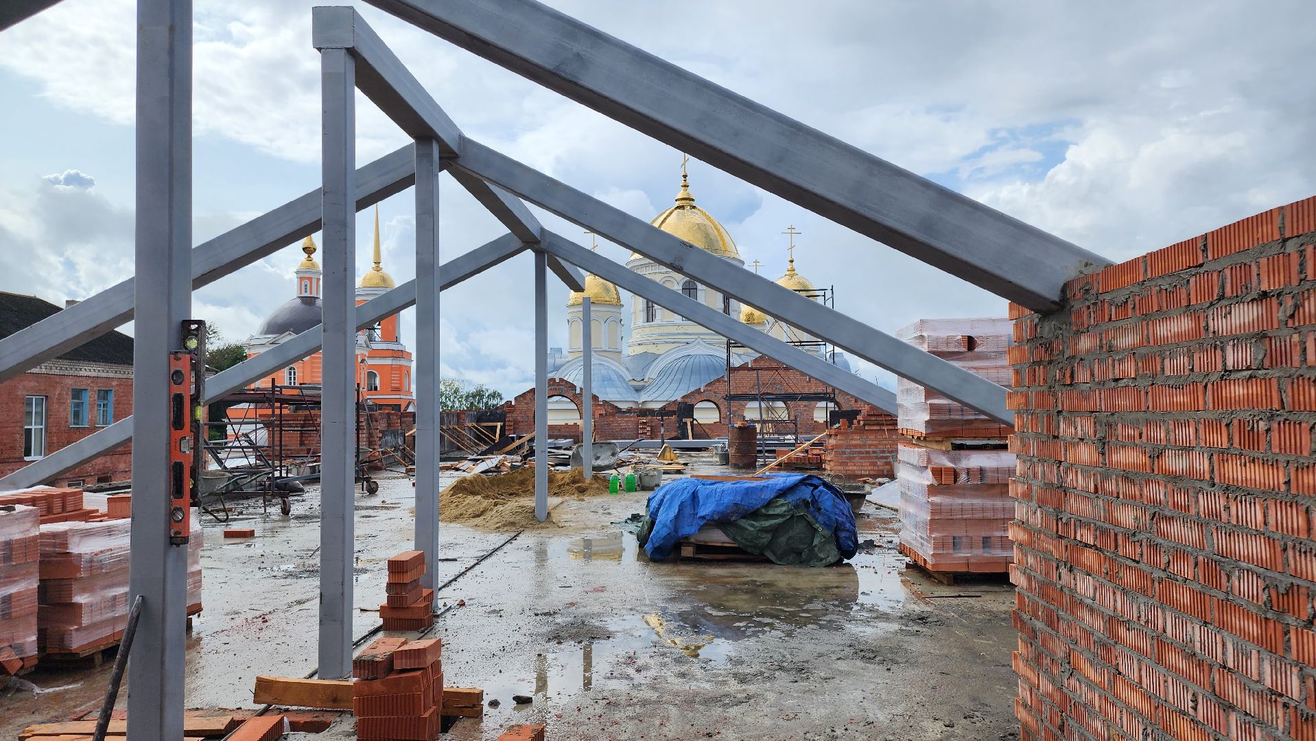 Кашира, Никитский монастырь, церковь, строительство, мастерские