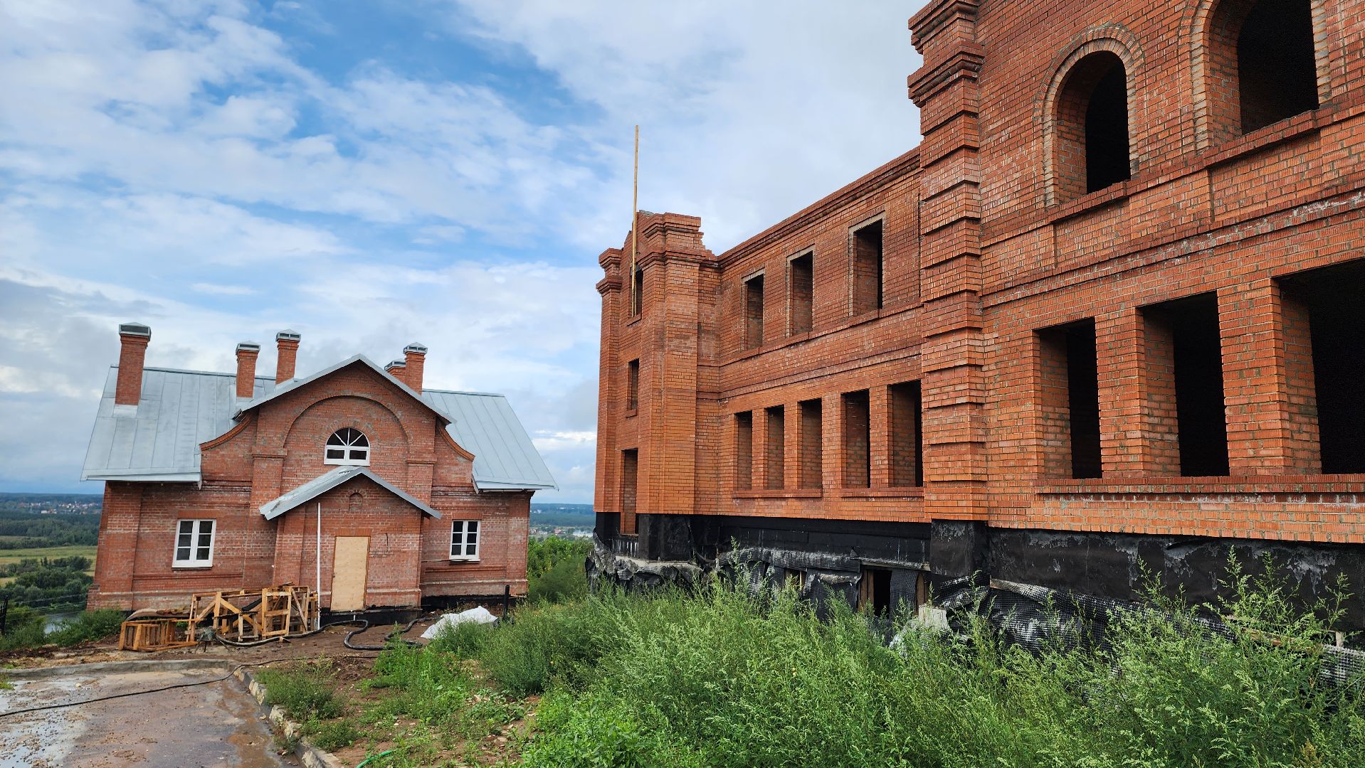 Кашира, Никитский монастырь, церковь, строительство, мастерские