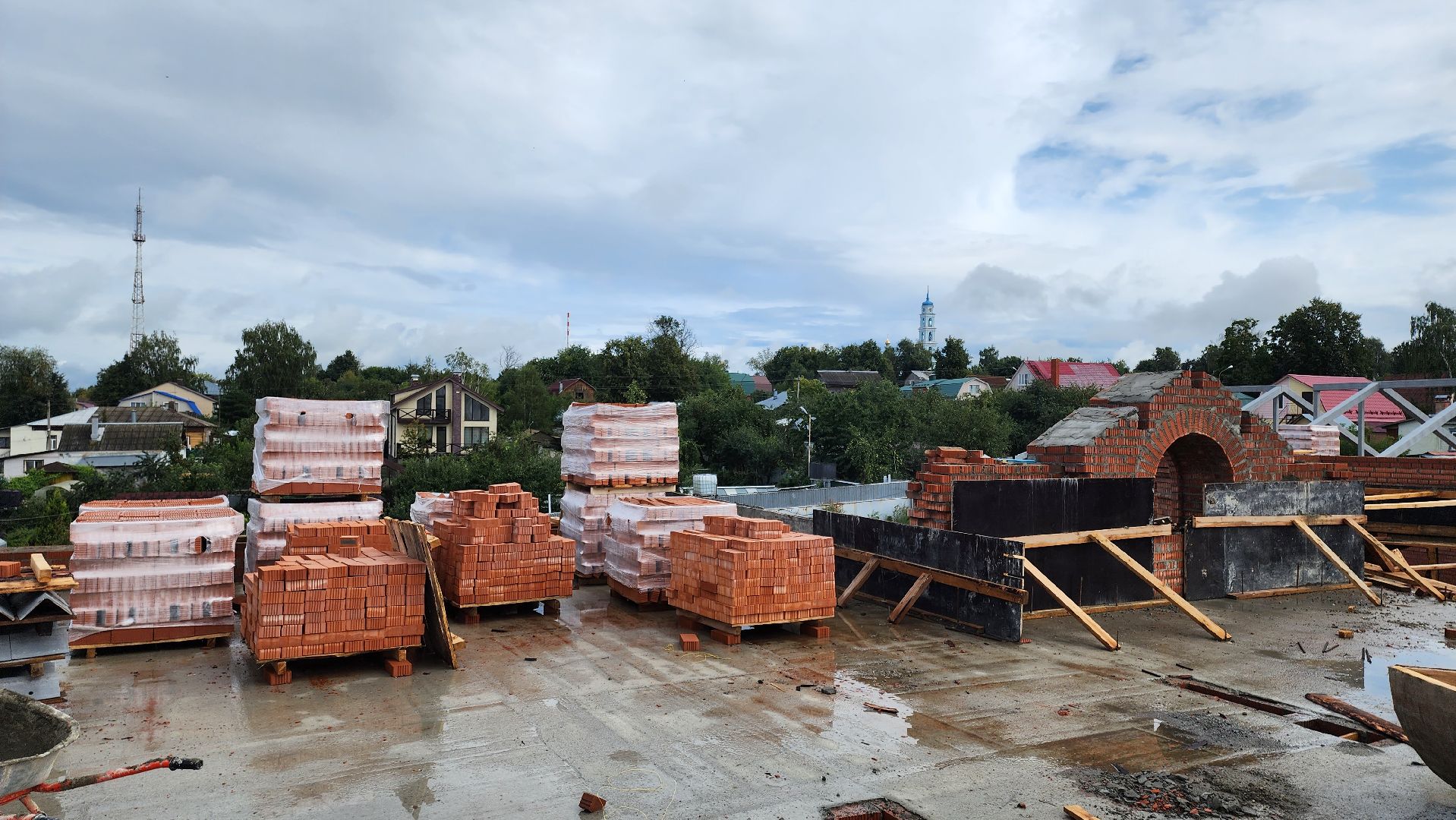 Кашира, Никитский монастырь, церковь, строительство, мастерские