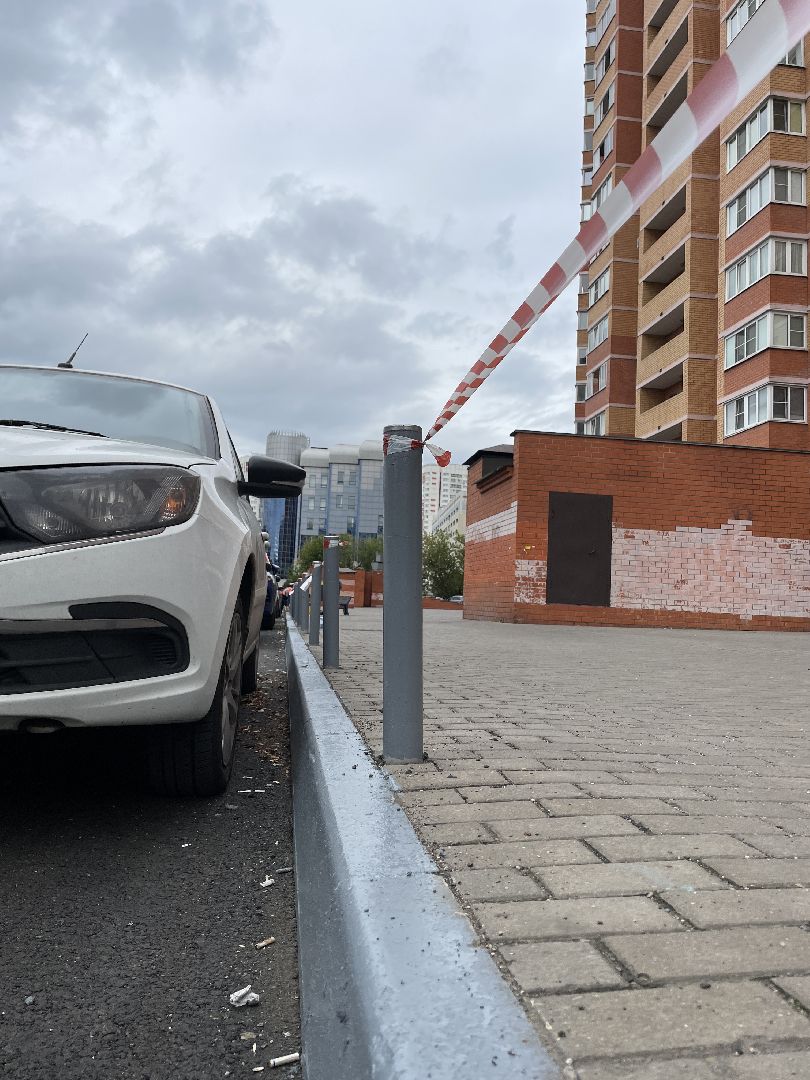 Бордюр, покраска, благоустройство, жители