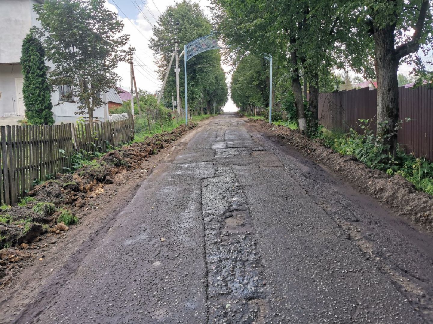 Чехов, дороги, ремонт, деревня, Добродел, жители