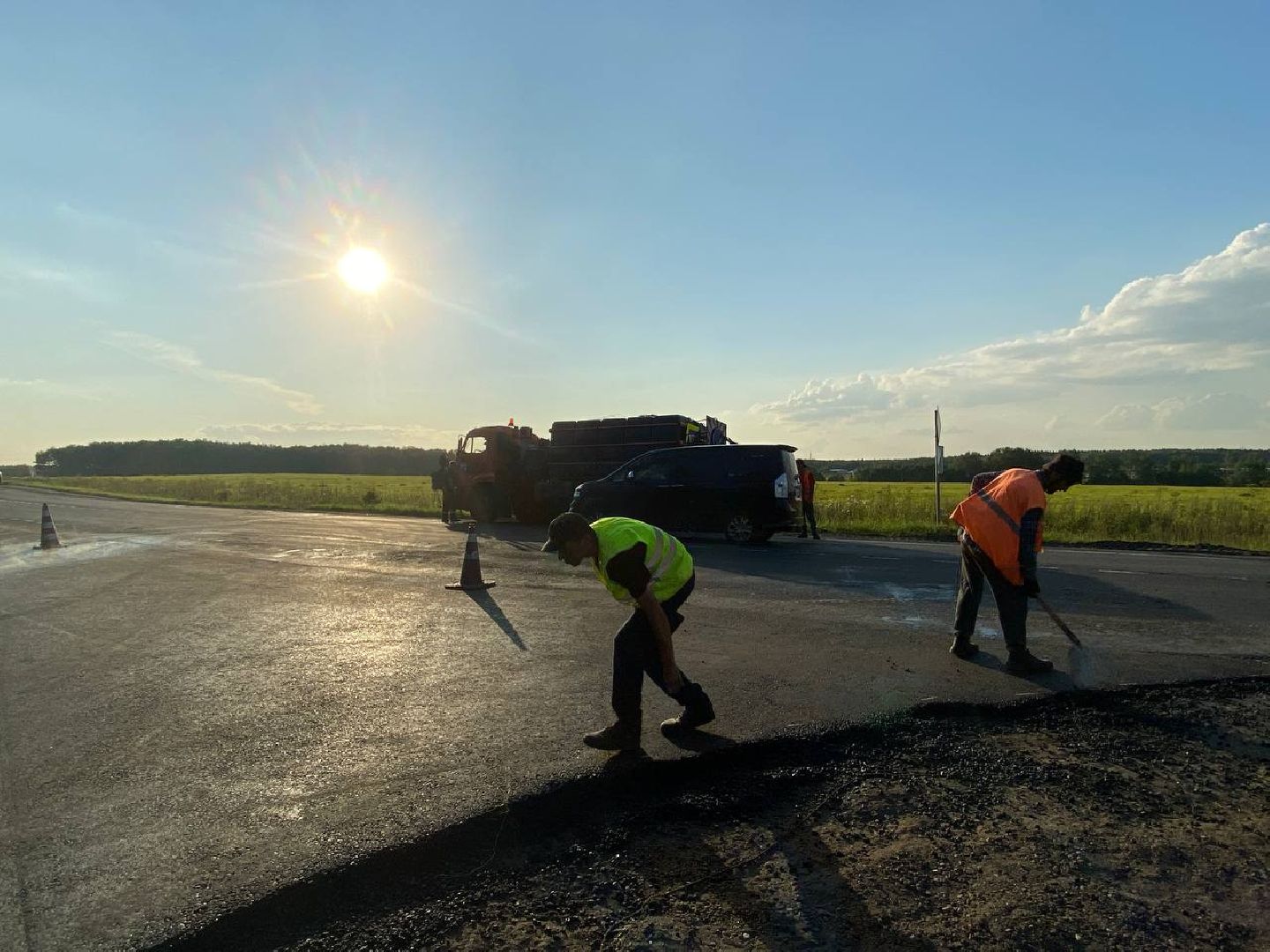 Чехов, дороги, ремонт, деревня, Добродел, жители