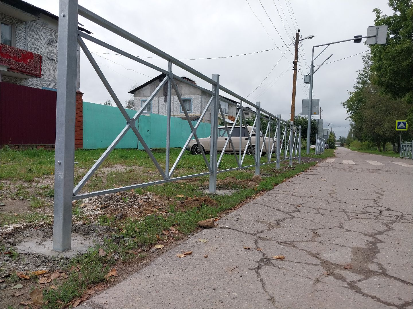 Коломна, пешеходные ограждения, безопасность