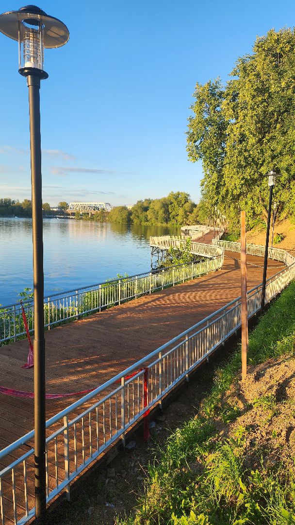 Долгопрудный, набережная, Котовский залив, фонари