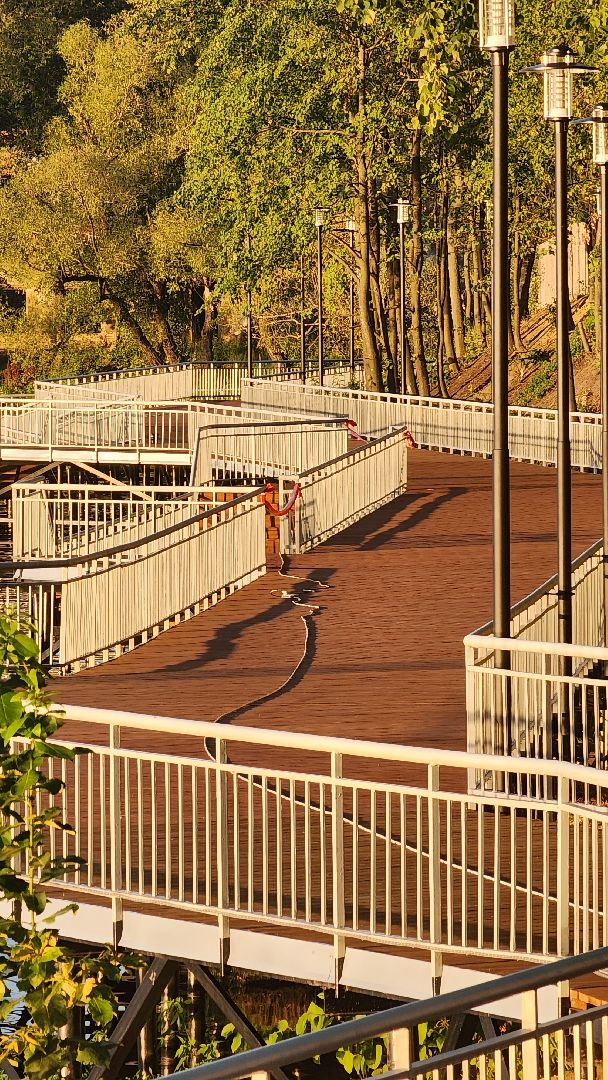 Долгопрудный, набережная, Котовский залив, фонари