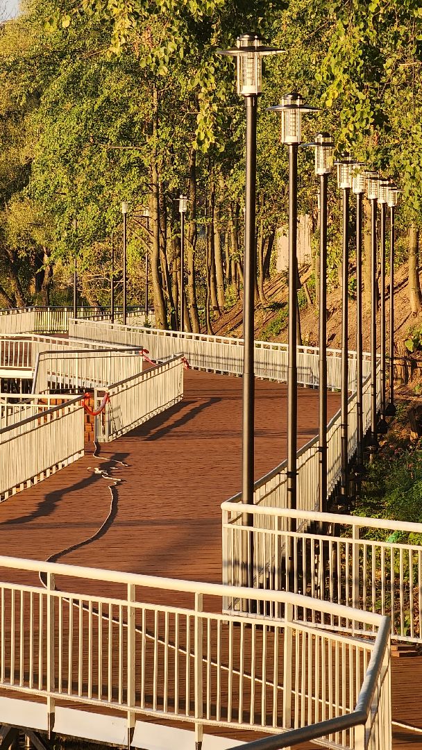 Долгопрудный, набережная, Котовский залив, фонари