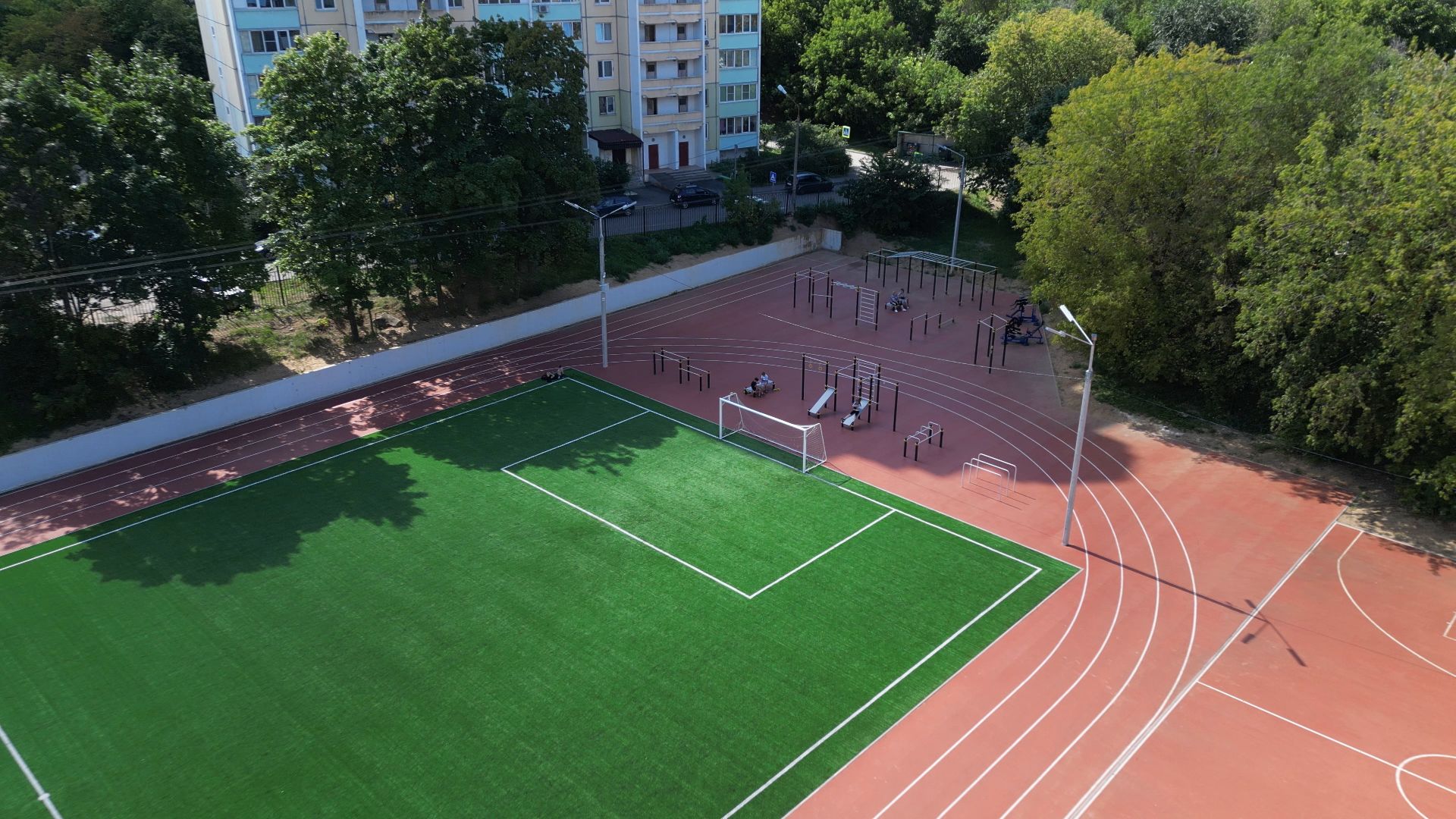 спорт, стадион,видео с коптера,