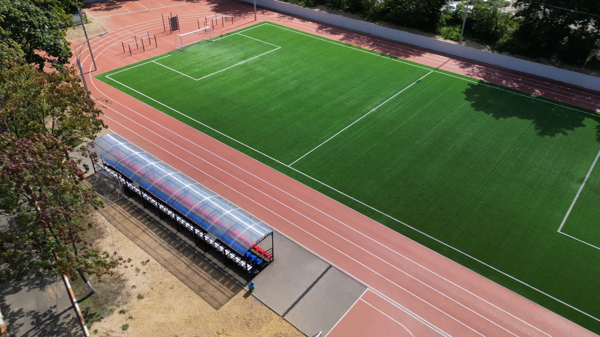 спорт, стадион,видео с коптера,