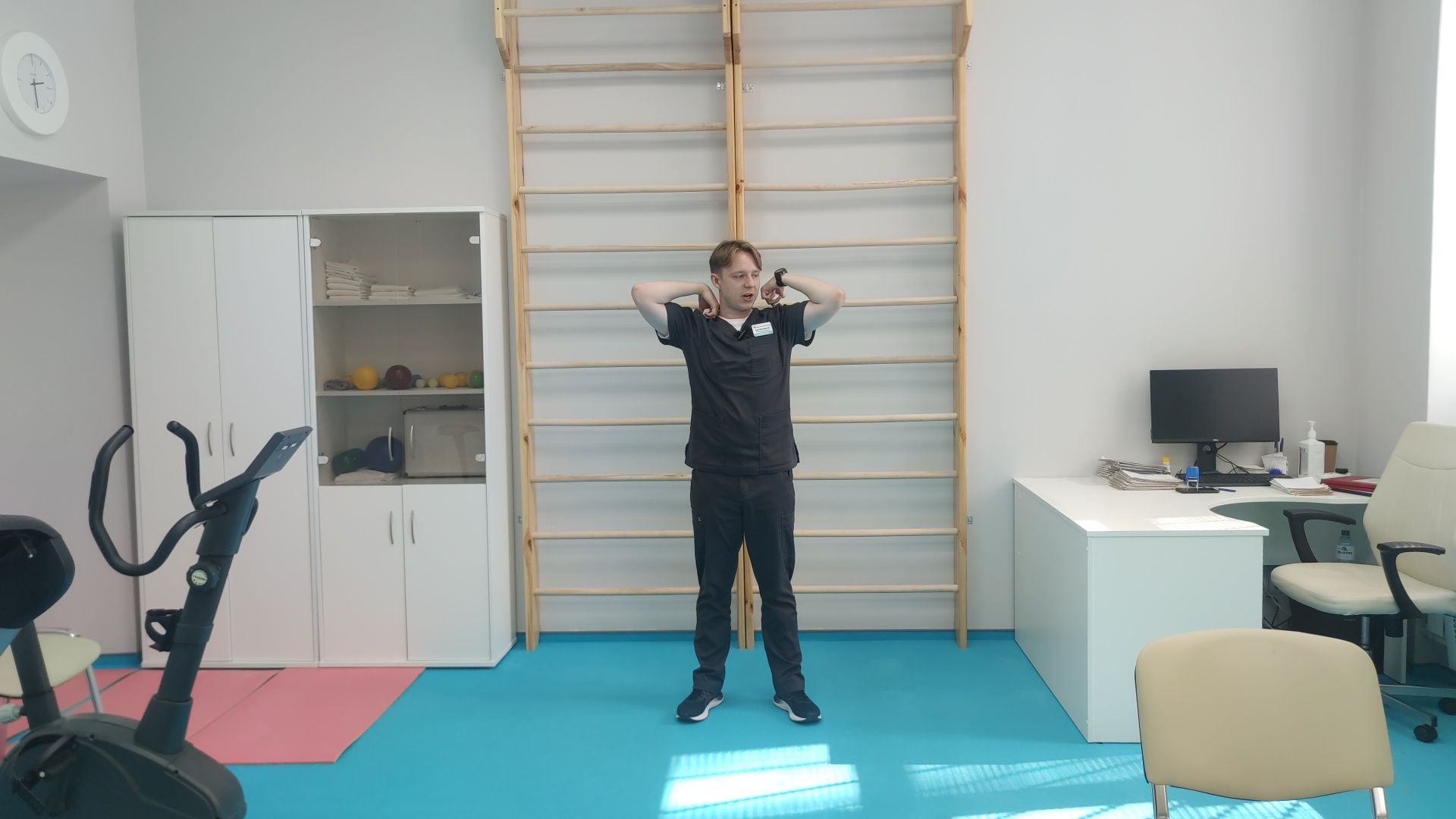 Зарядка, физическая активность, лечебная физкультура, фбуз мсч №9 фмба россии, Дубна