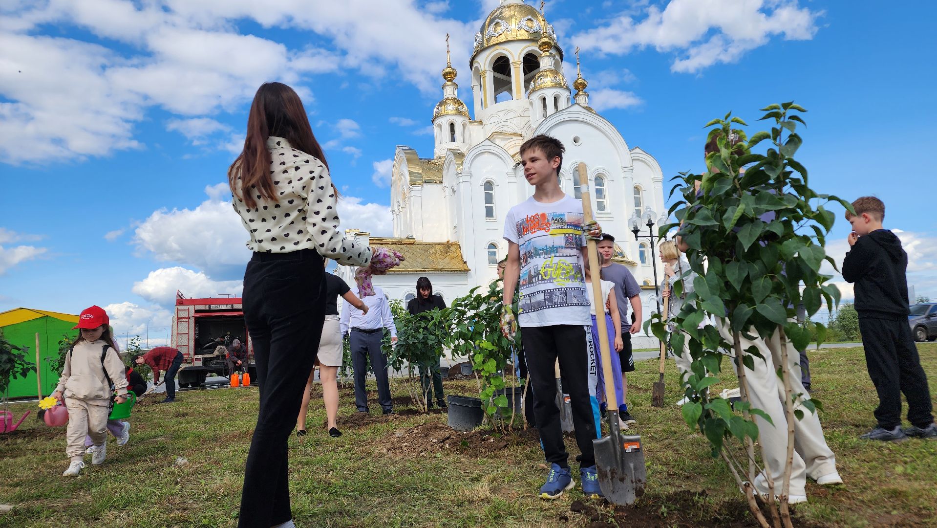 Ступино, аллея дружбы, день города,