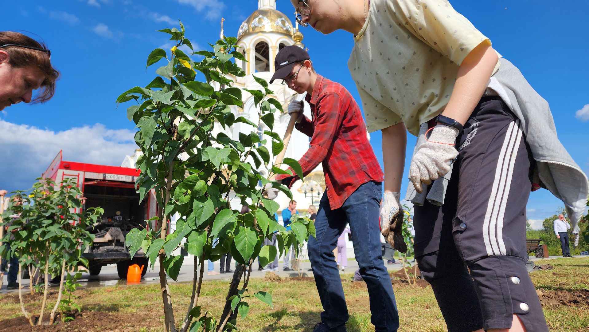 Ступино, аллея дружбы, день города,