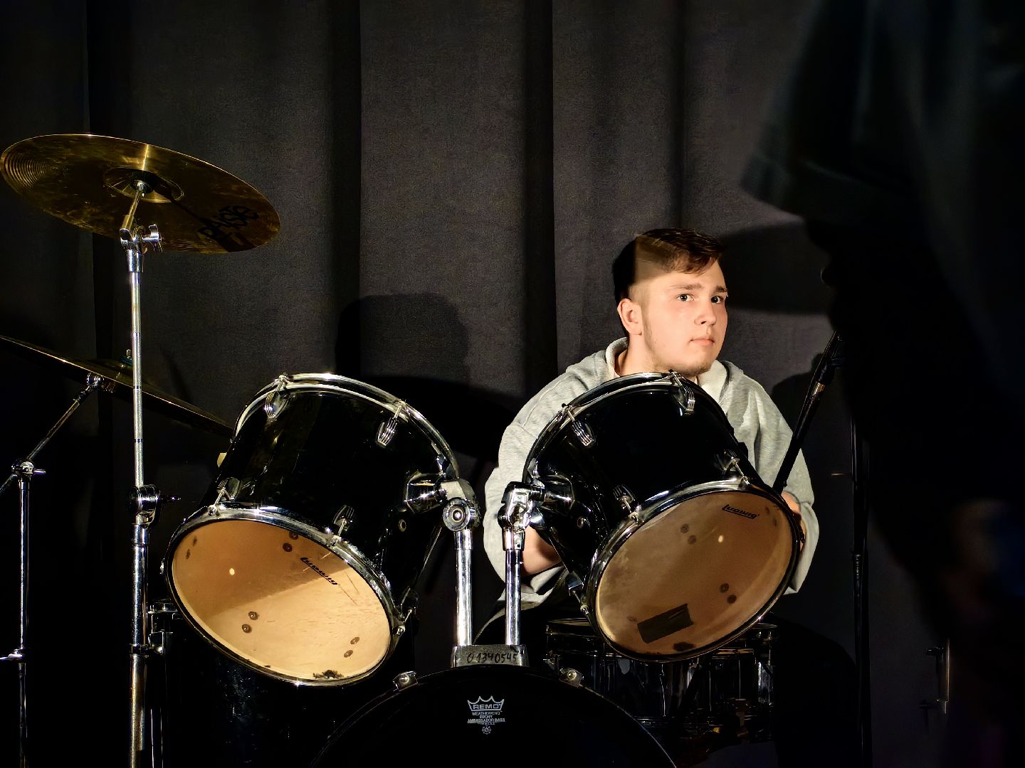 Рок, концерт, группа, барабанщик