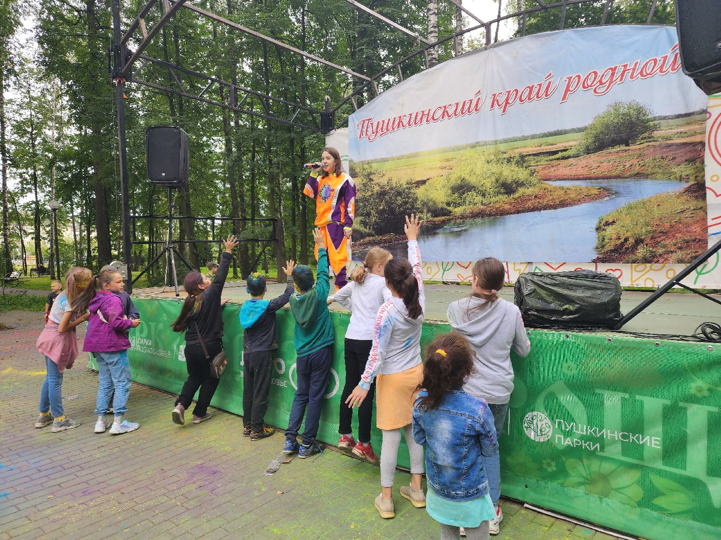 город танцует в парках, пушкино, праздник, день города,