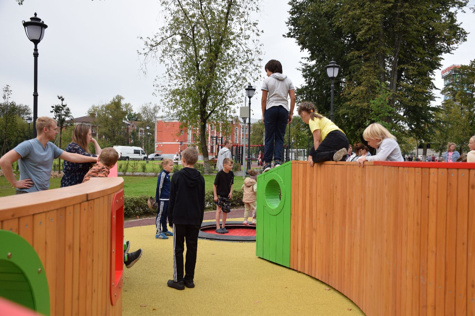 Павловский Посад, городской округ Павловский Посад, дети, площадка, строительство, сквер