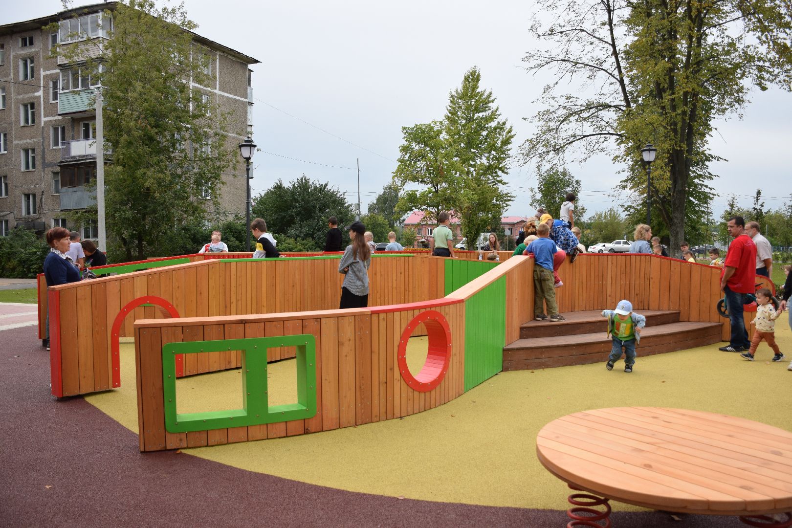 Павловский Посад, городской округ Павловский Посад, дети, площадка, строительство, сквер