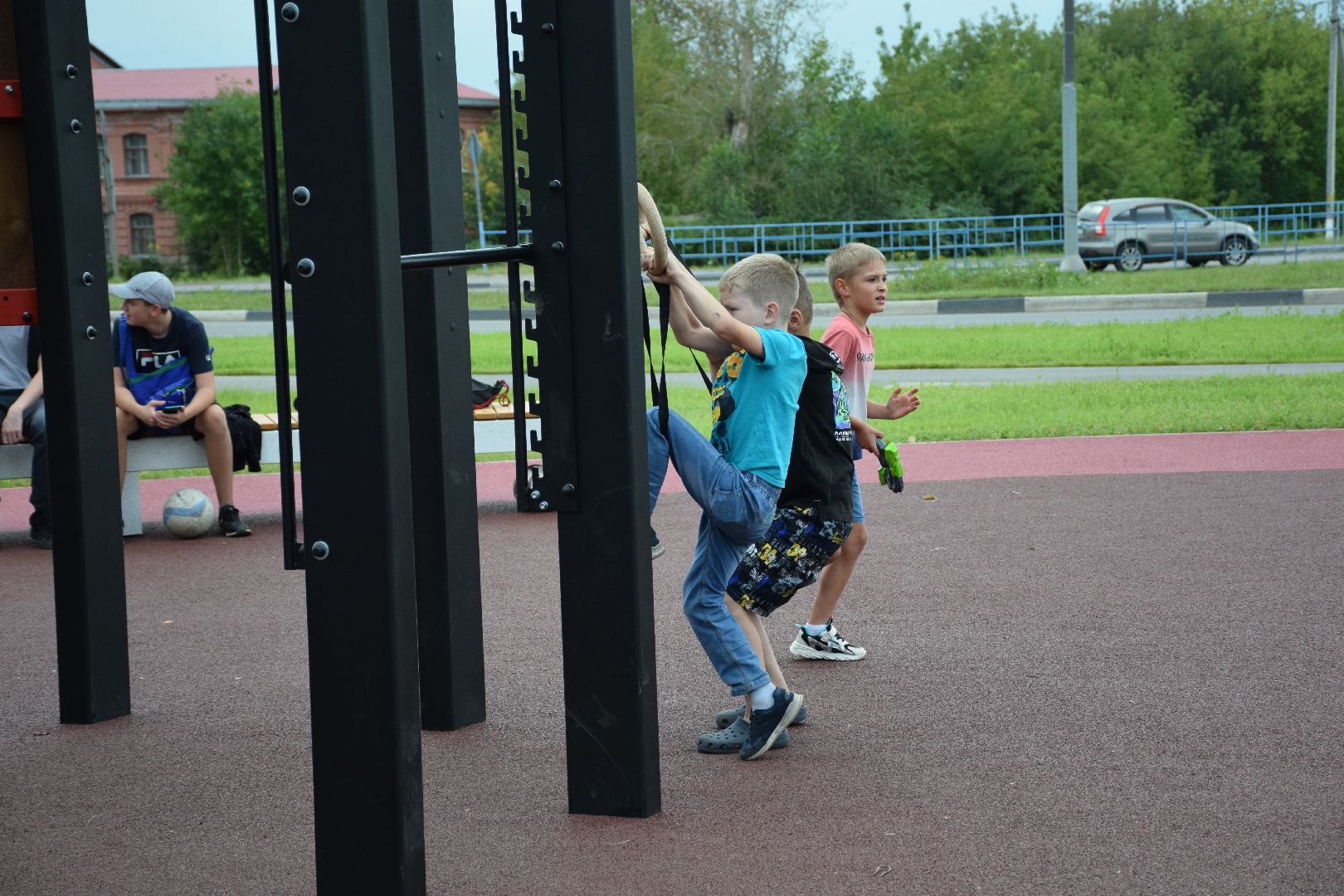 Павловский Посад, городской округ Павловский Посад, спорт, люди, дети, сквер, строительство