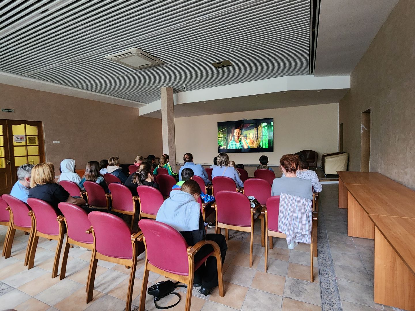 кинопоказ; библиотека; видное; чебурашка; вызов; праведник