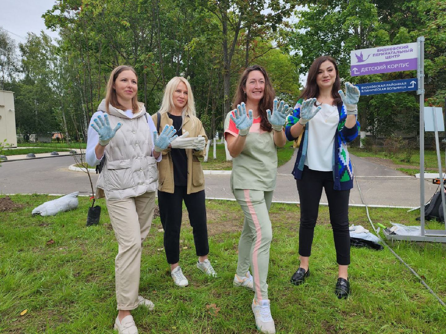 посадка; вишнёвый сад; ВПЦ; видное; подарок