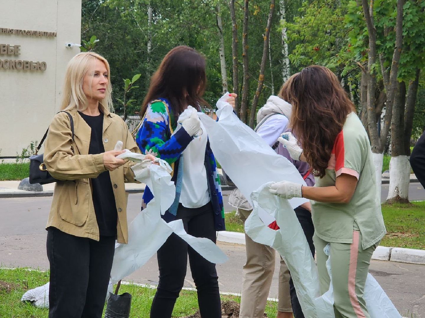 посадка; вишнёвый сад; ВПЦ; видное; подарок