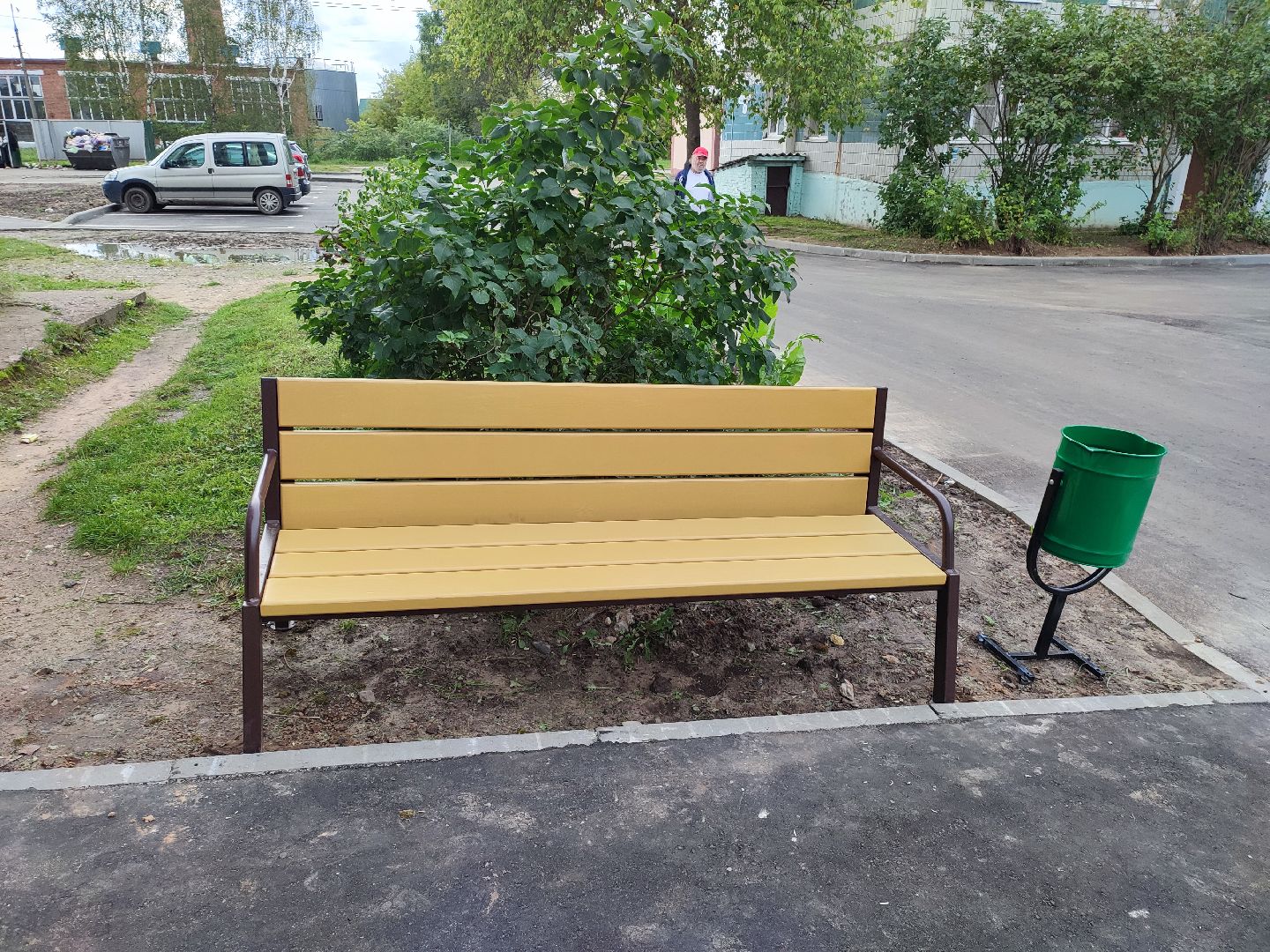 #благоустройство, #новыелавочки, #талдом, #юбилейный, #подмосковье