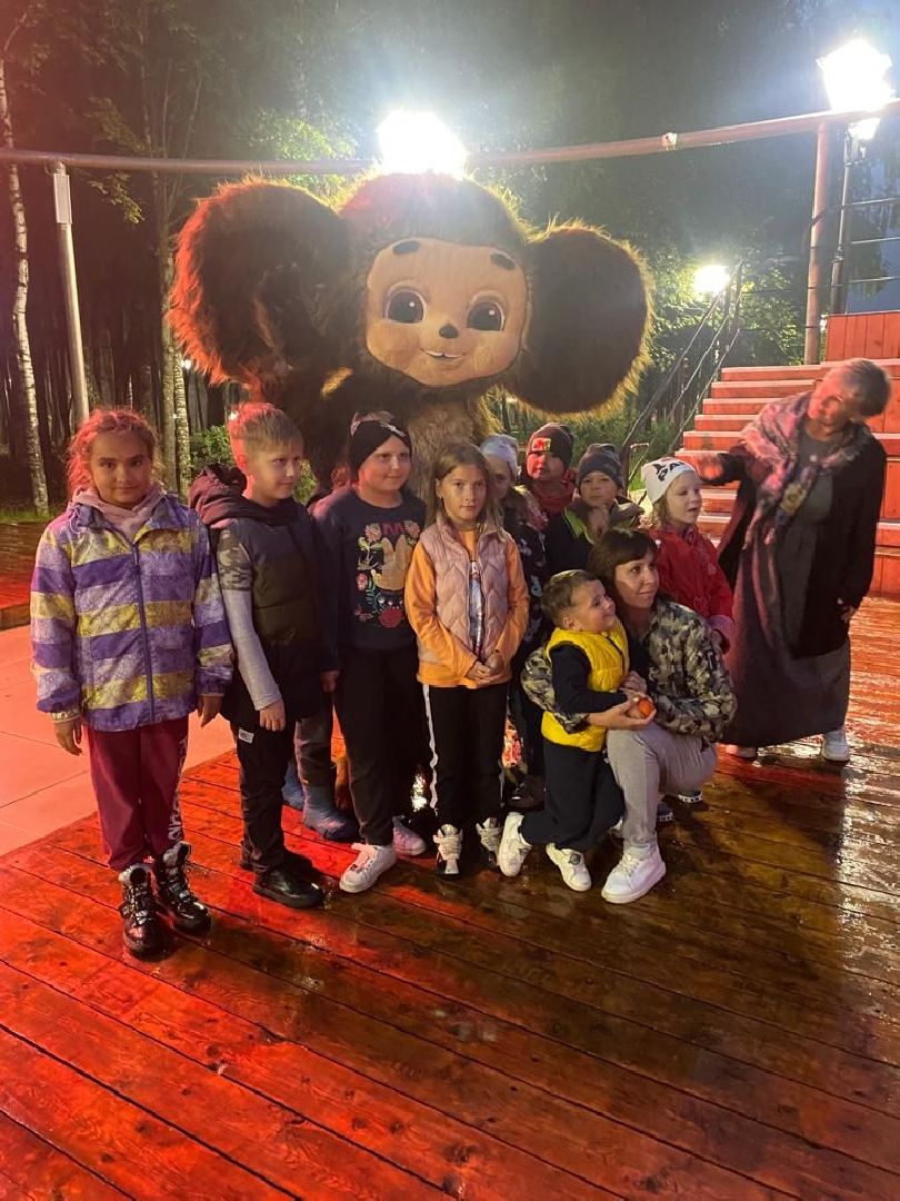 Ночь кино в Подмосковье, кино в парке, фильм Чебурашка, наро-фоминская областная больница,