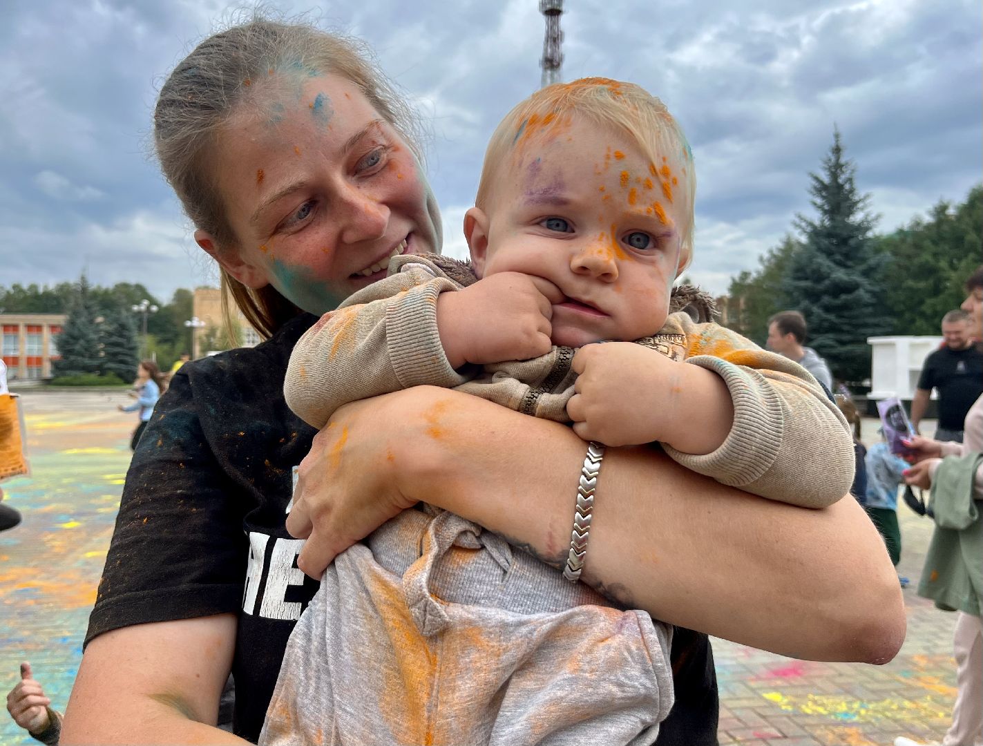 Наро-Фоминск, лето в Подмосковье, фестиваль красок, последние выходные лета, ЦДК