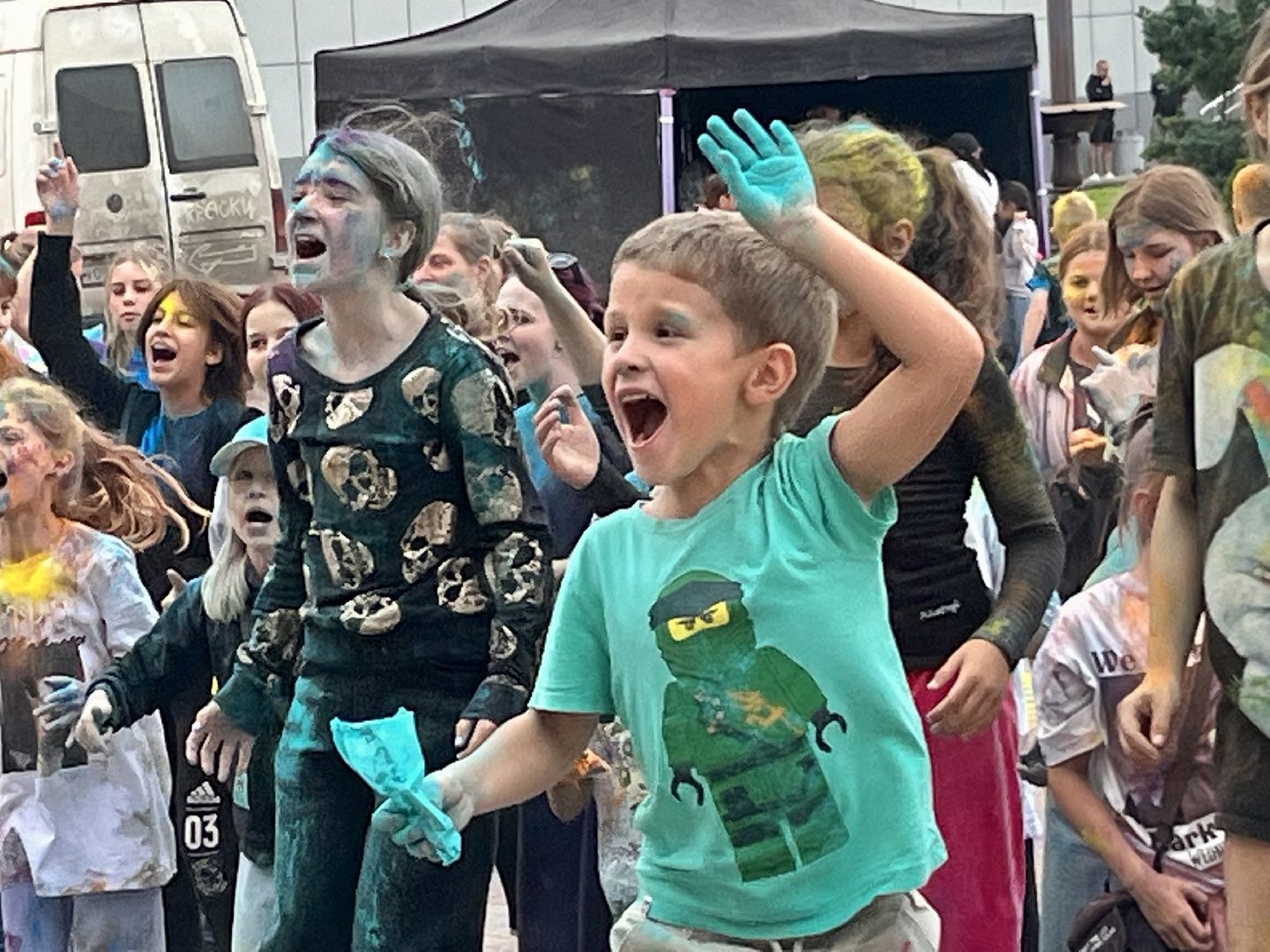 Наро-Фоминск, лето в Подмосковье, фестиваль красок, последние выходные лета, ЦДК