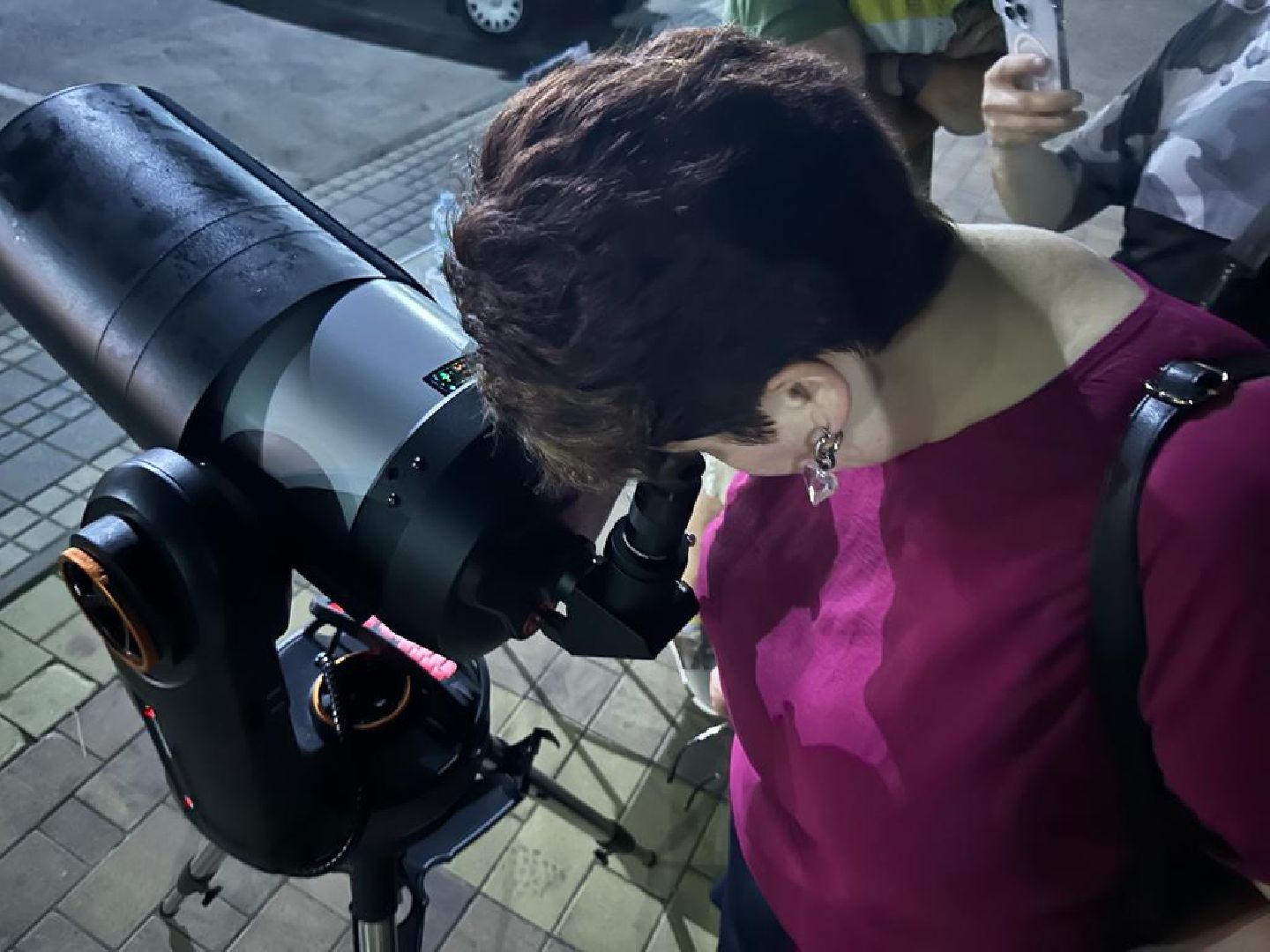 Осетровая луна, астроном из Наро-Фоминска, телескоп на набережной, наро-фоминск,