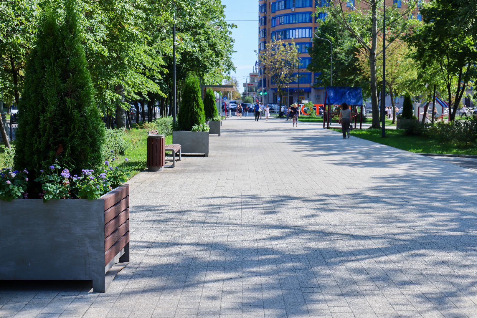 Реутов, МЦД-4, благоустройство, туи