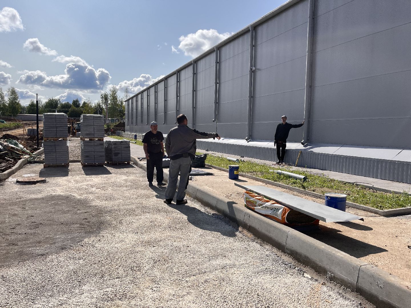 Шаховская, строительство, Теннисный корт,