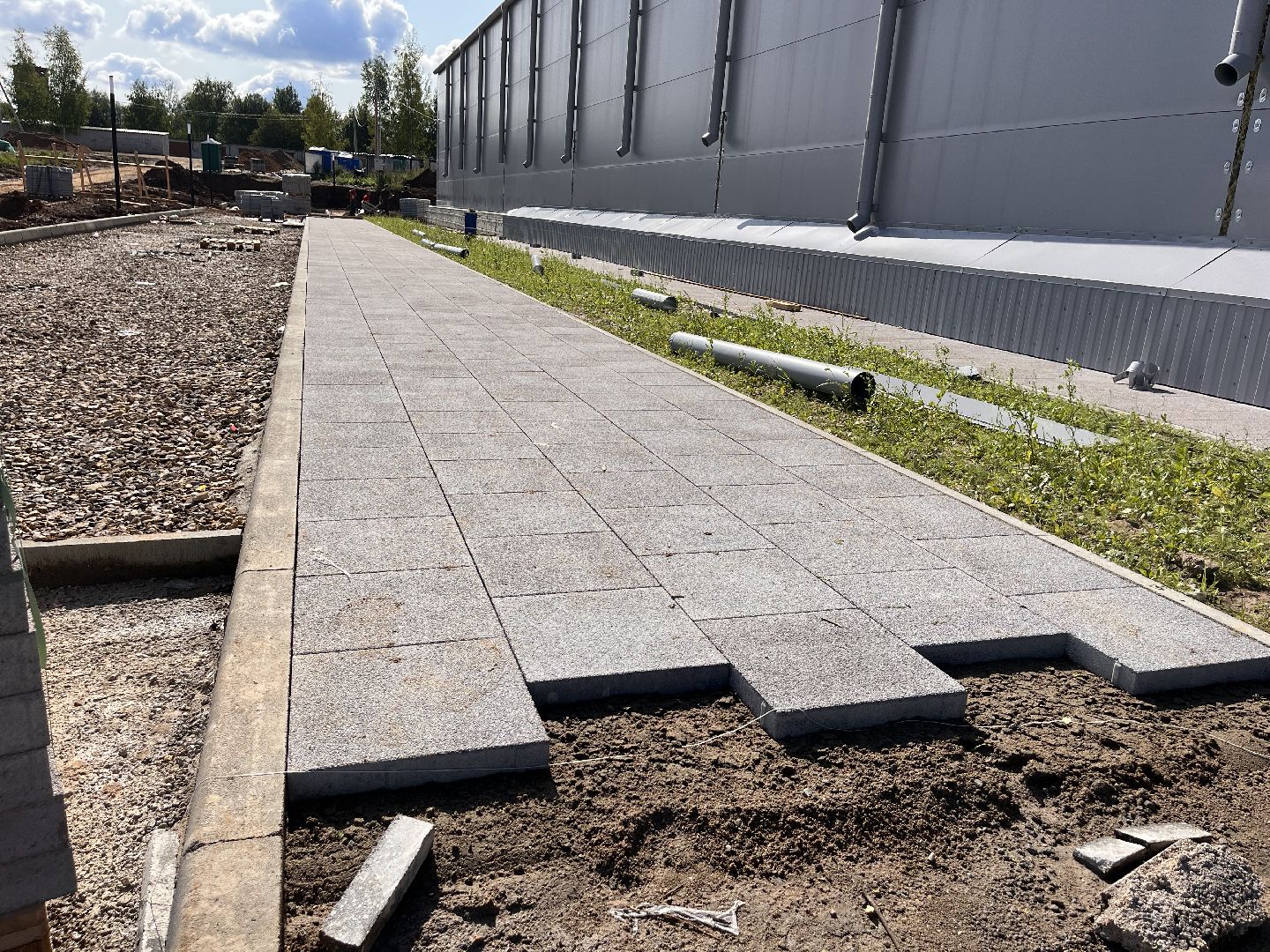 Шаховская, строительство, Теннисный корт,