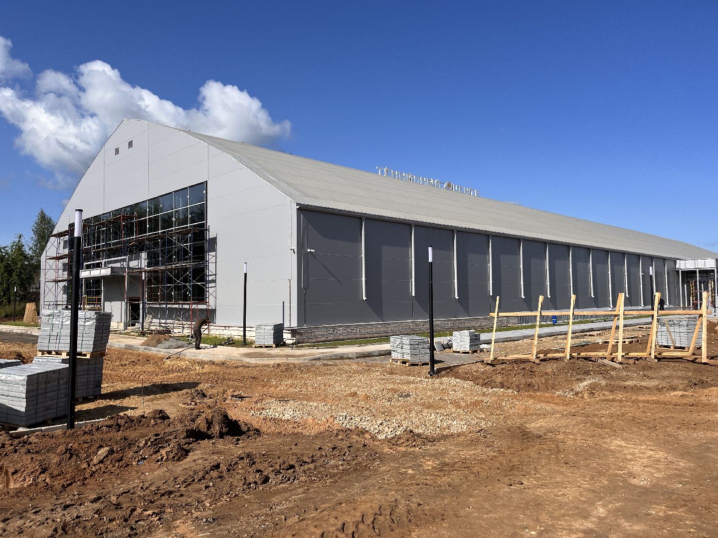 Шаховская, строительство, Теннисный корт,