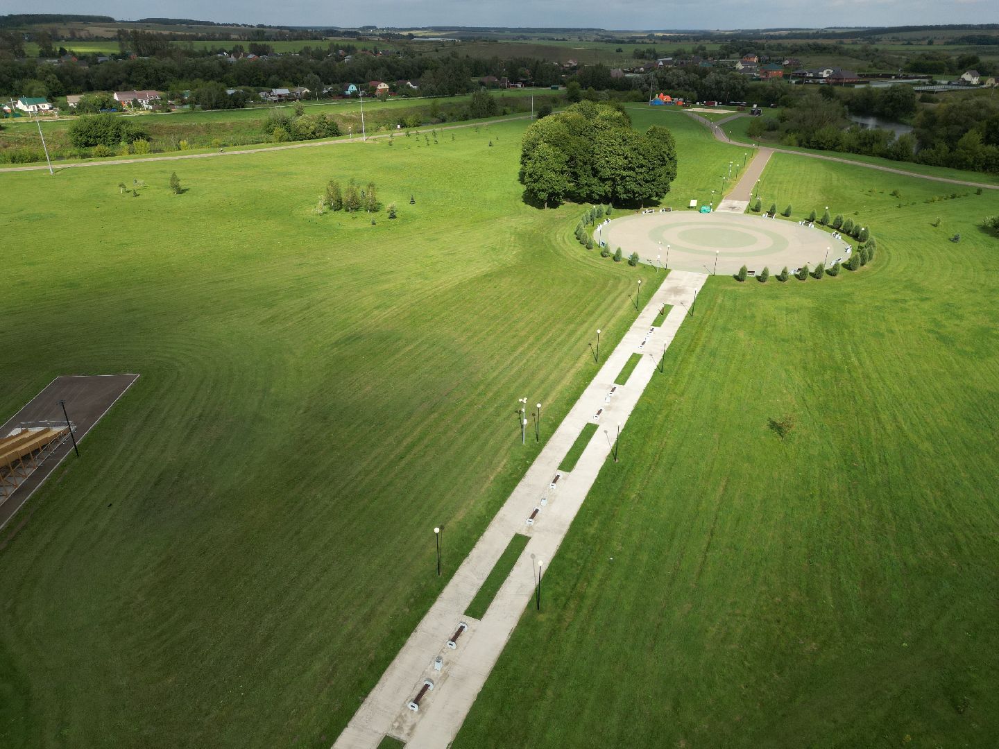 парк, отдых,видео с коптера,