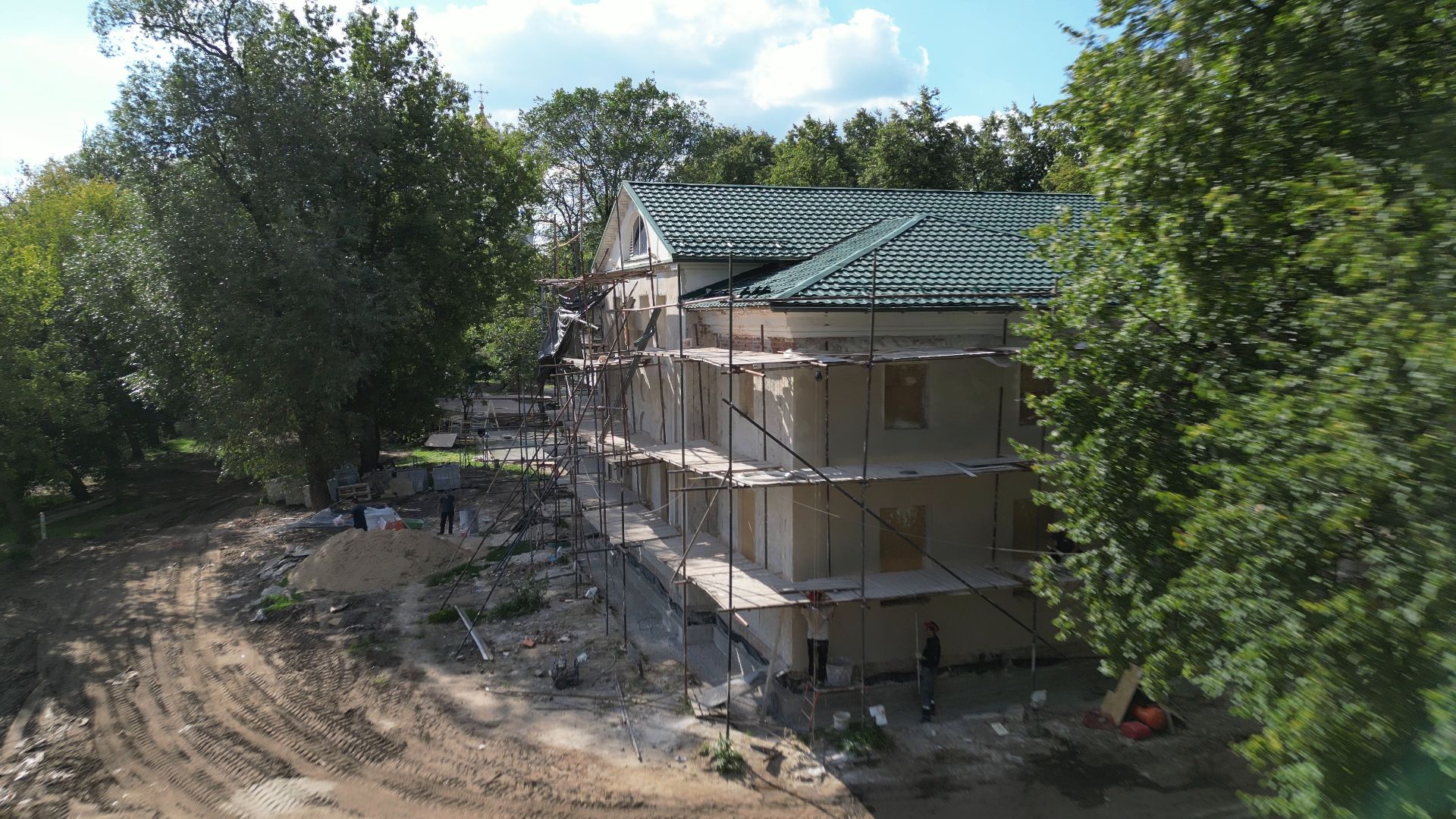 белая дача, котлеьники, усадьба,видео с коптера,