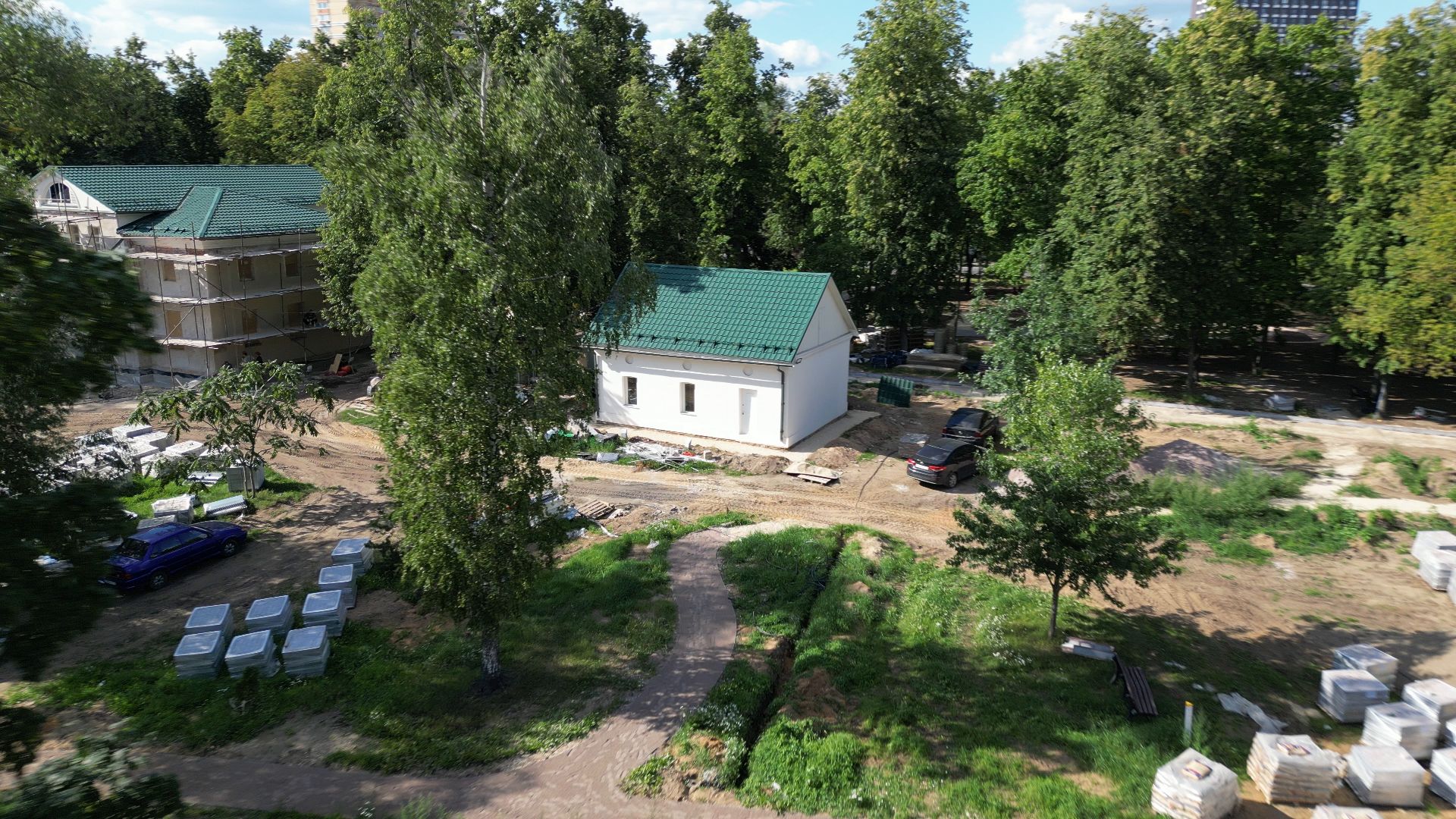 белая дача, котлеьники, усадьба,видео с коптера,