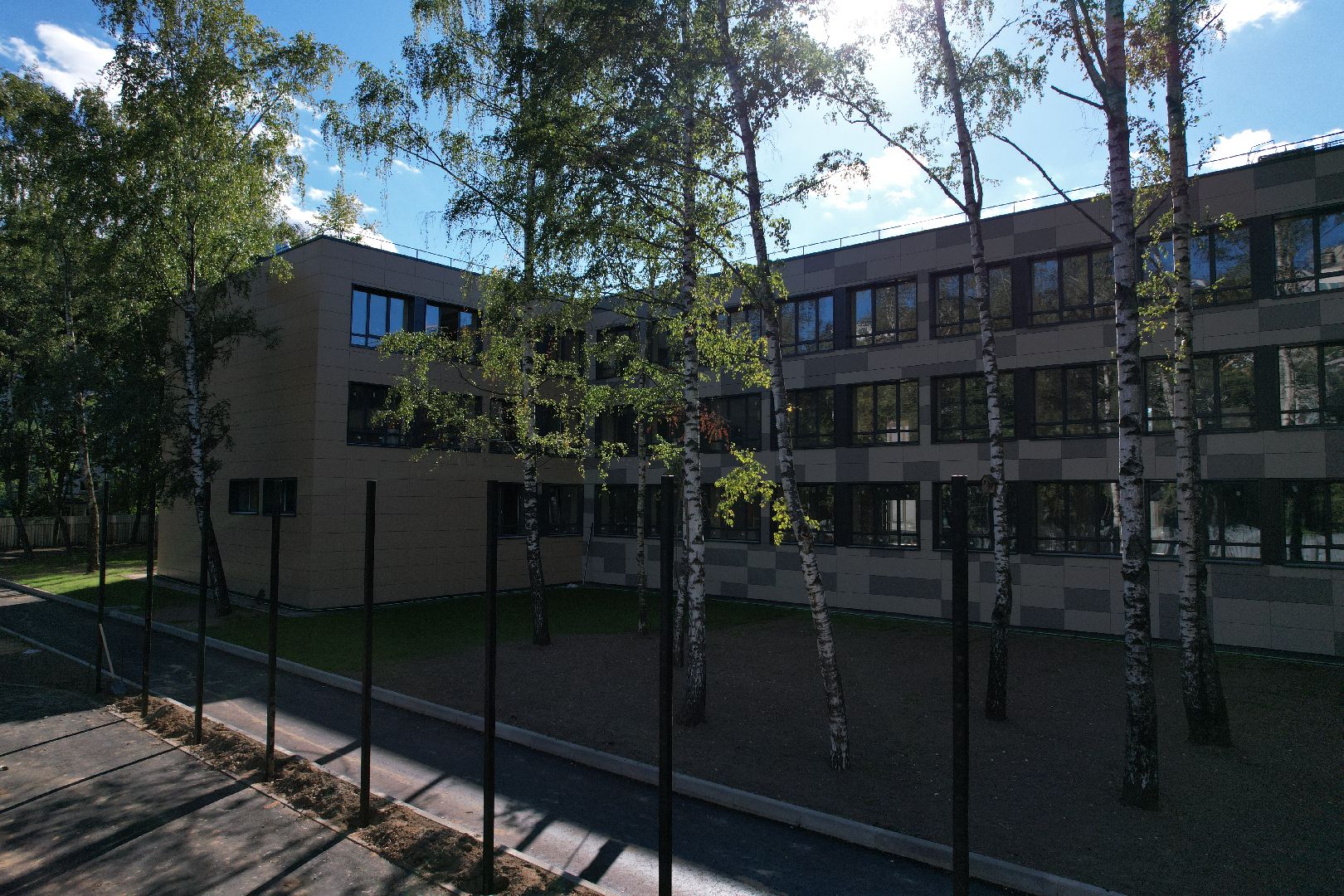 школа, ремонт,видео с коптера,