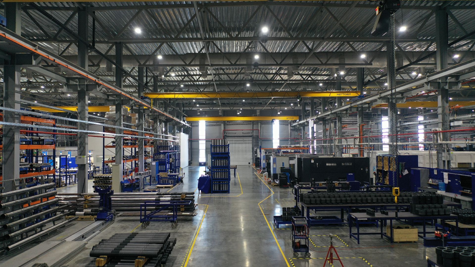 завод, нефть, металл,видео с коптера, экономика,